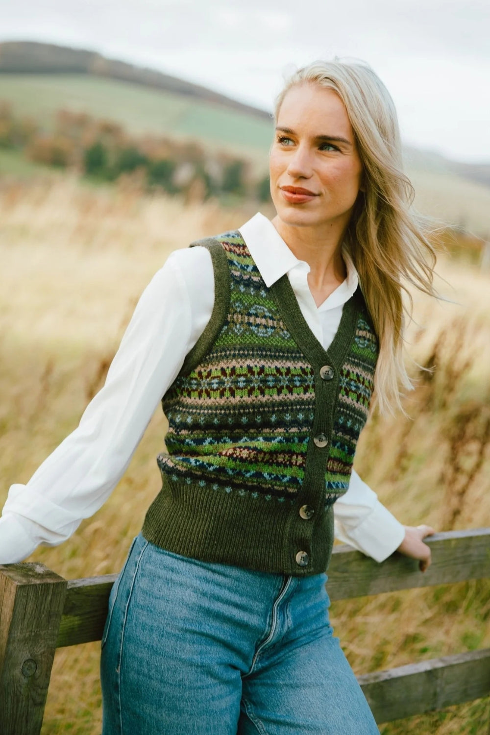 Kinross Waistcoat - Loden
