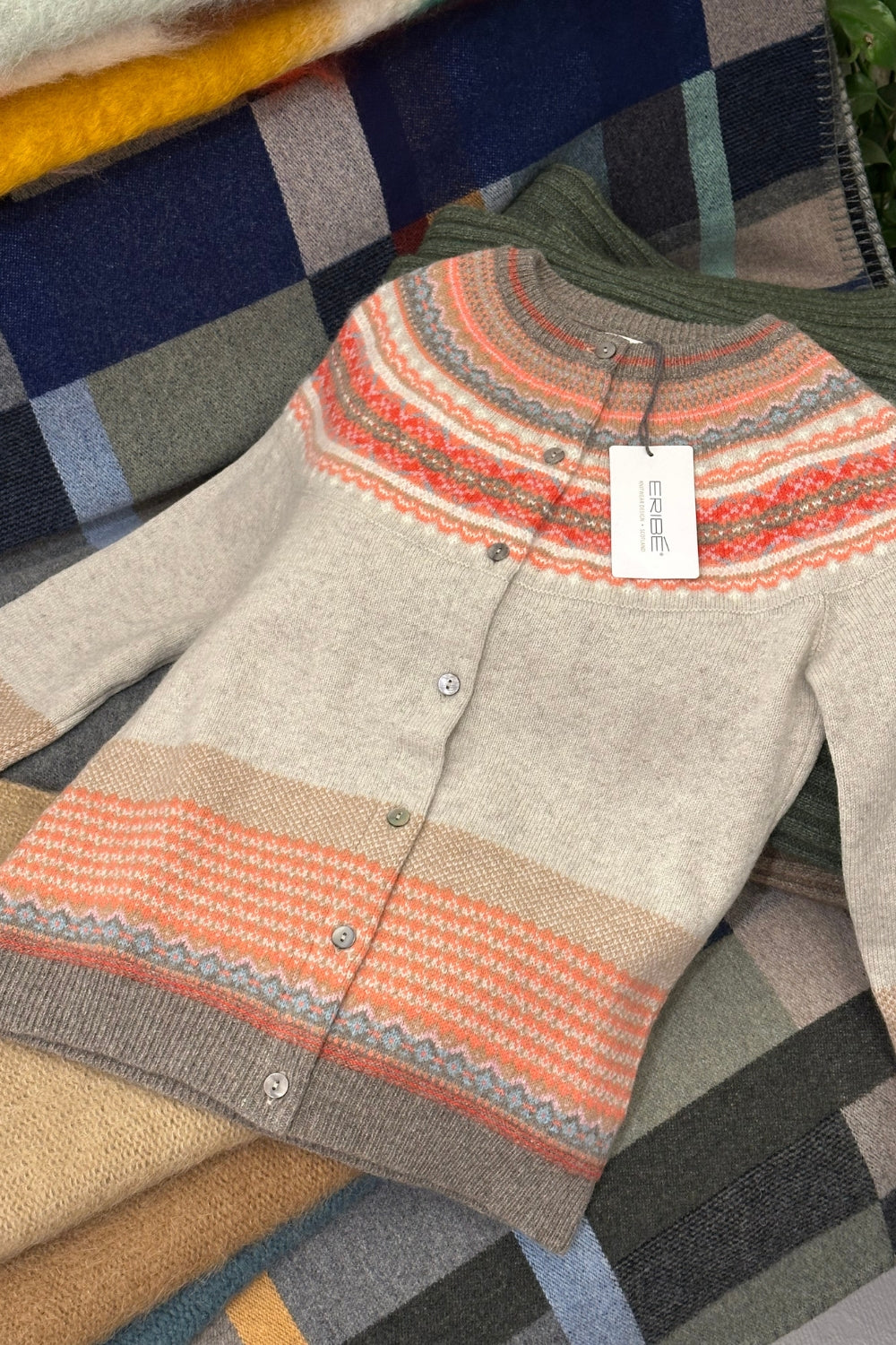 Alpine Cardigan - Hibiscus