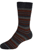 Mini Stripe Sock - Charcoal