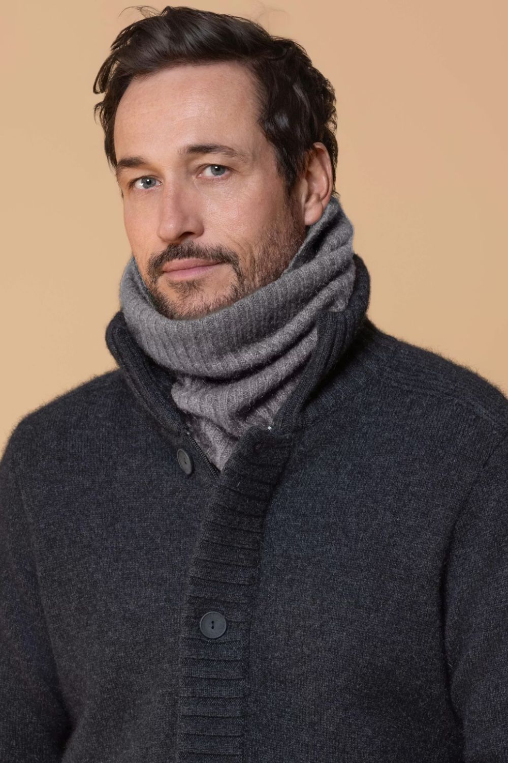 Noble Wilde Rib Neck Warmer - Pumice
