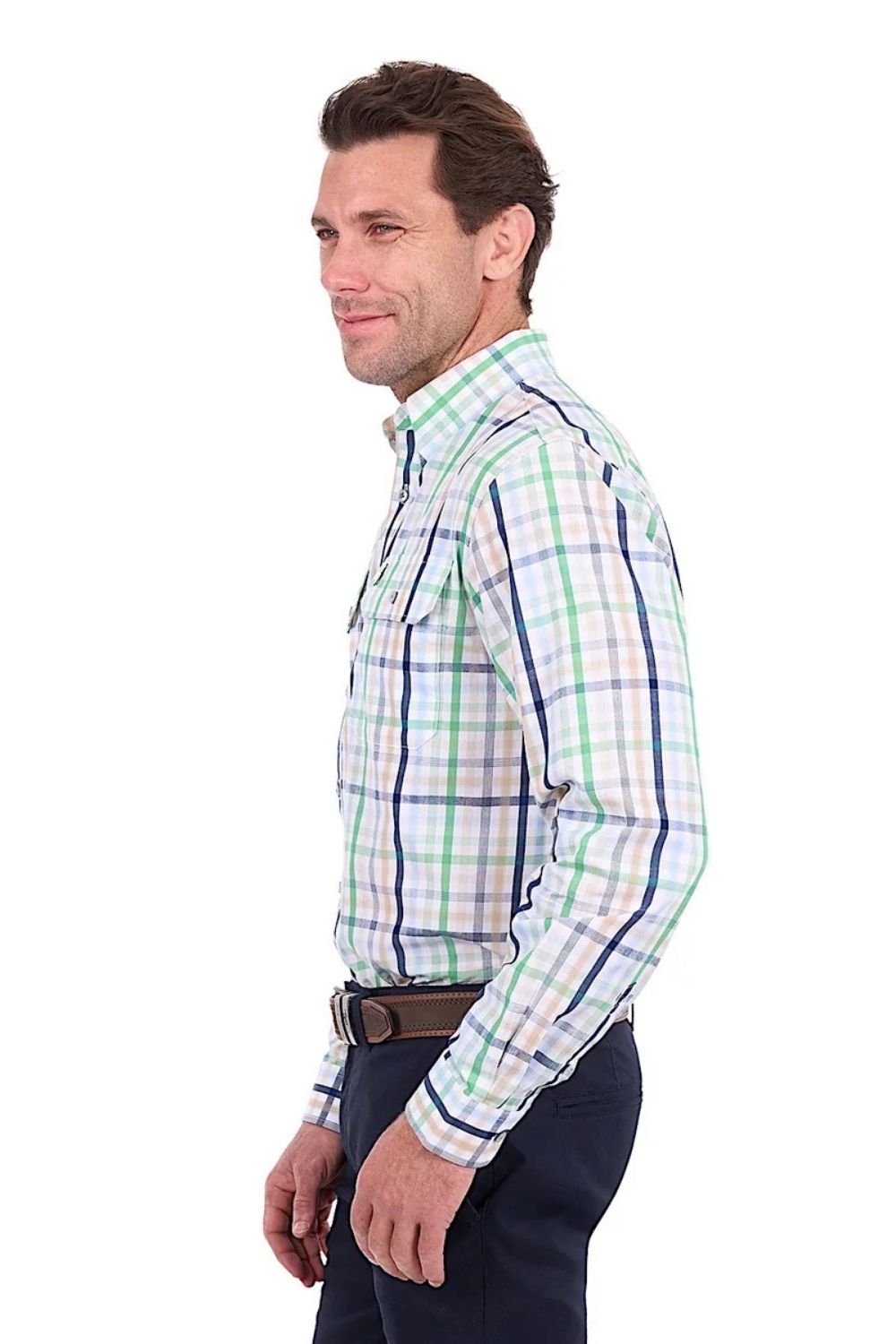 Thomas Cook Mens Louie Shirt - Green / Multi