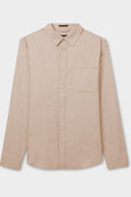 Long Sleeve Button Up Shirt - Camel