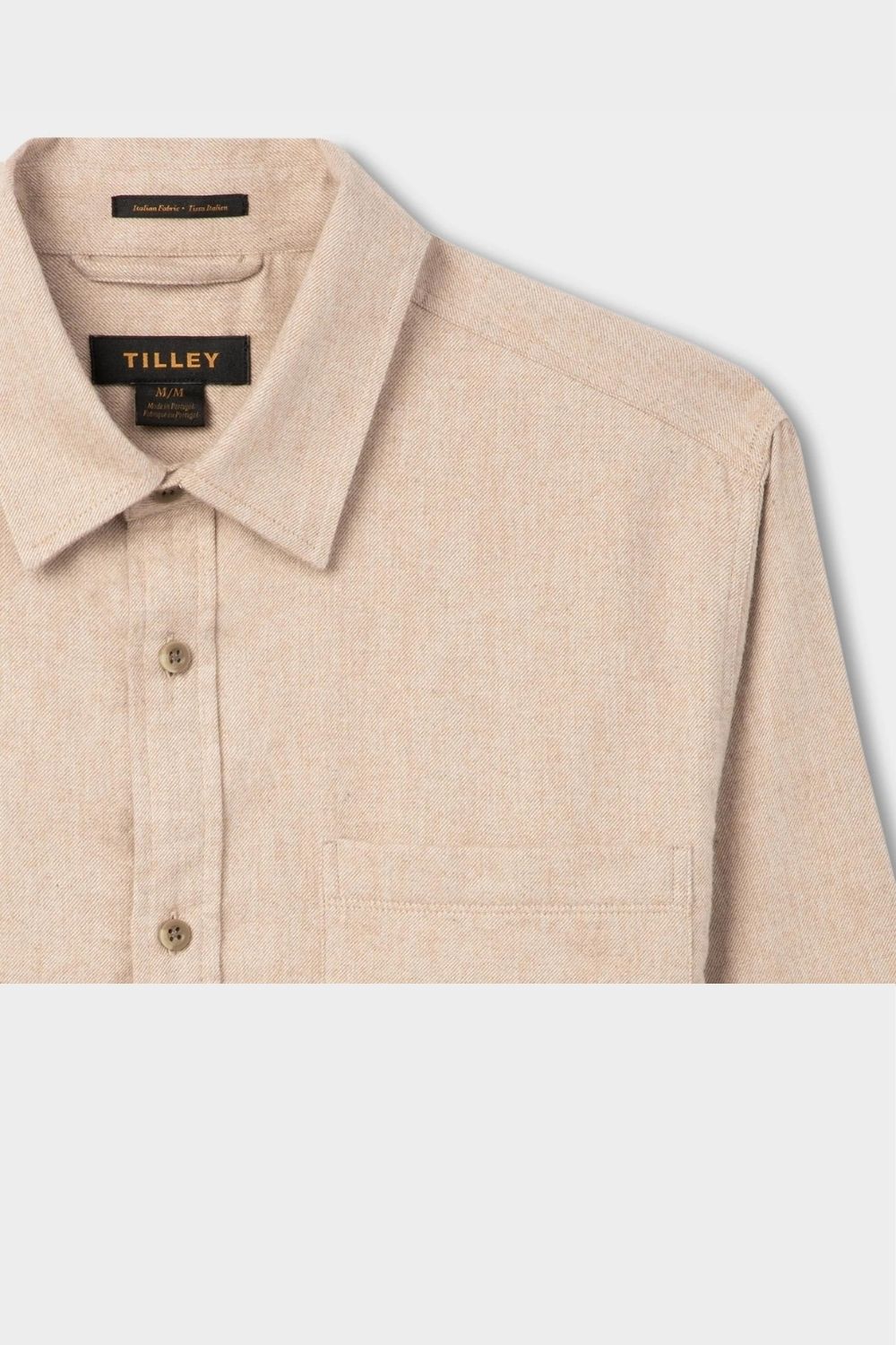 Long Sleeve Button Up Shirt - Camel