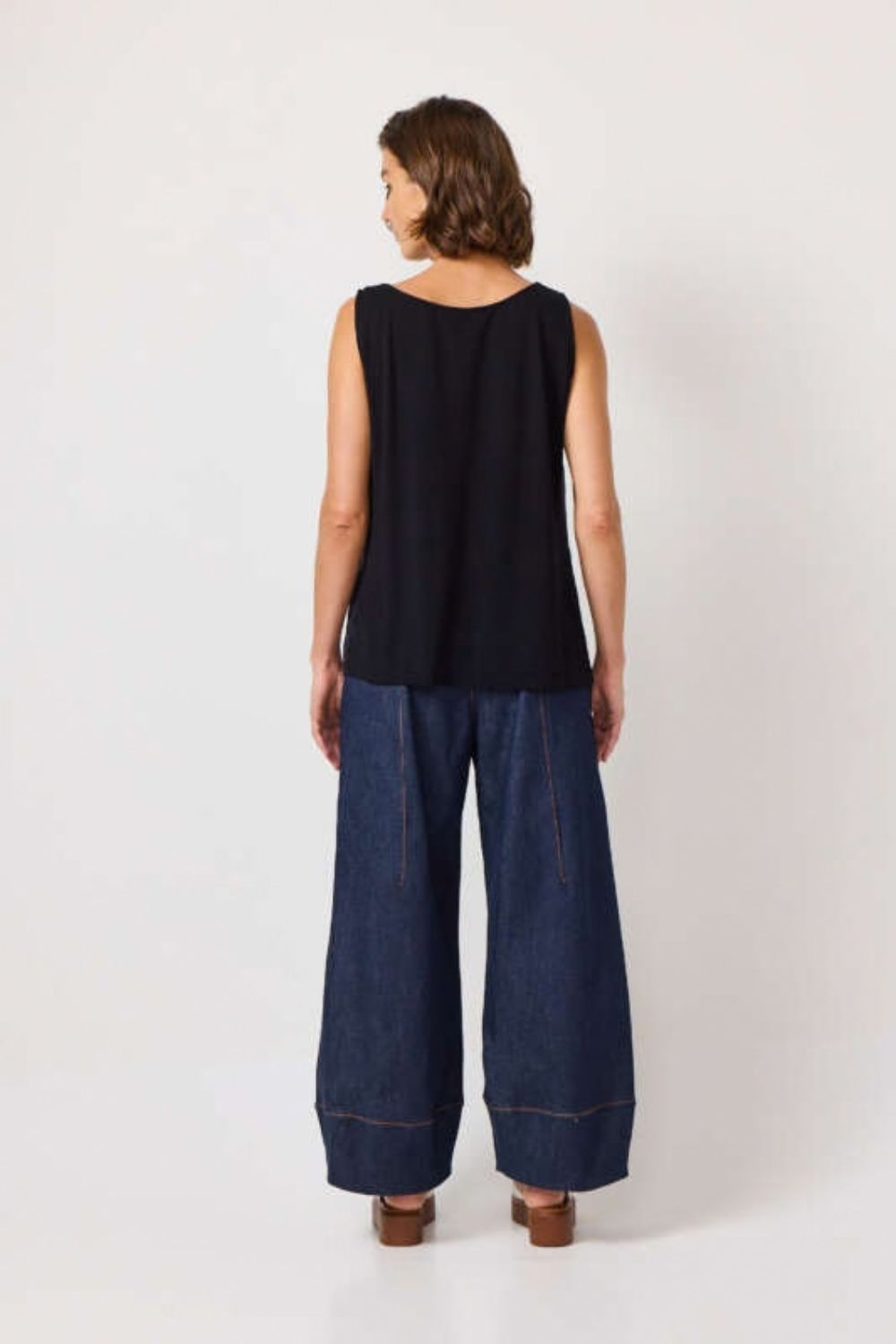 Charlie Wide Leg Pant - Denim