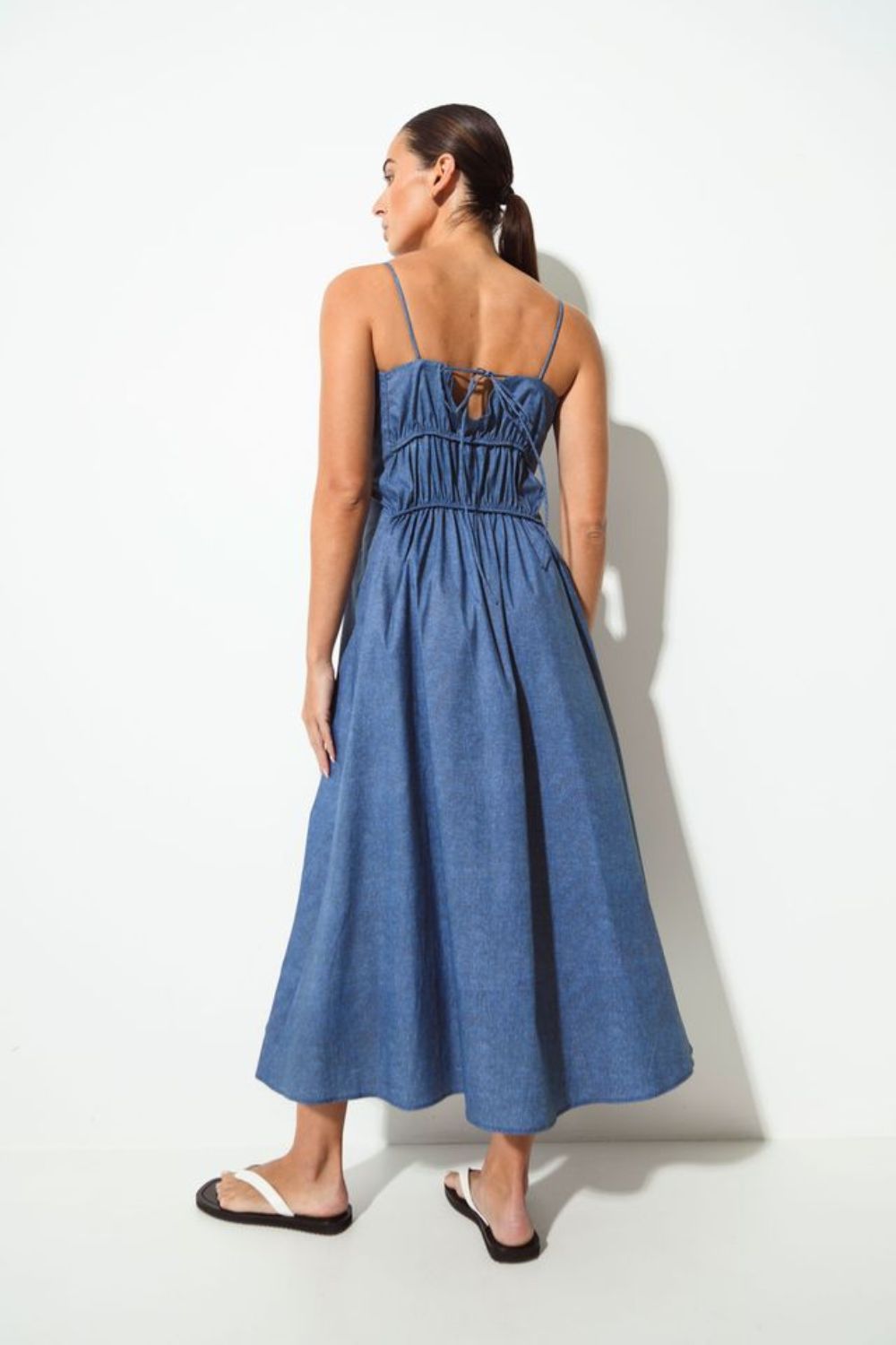 Elounda Dress - Denim