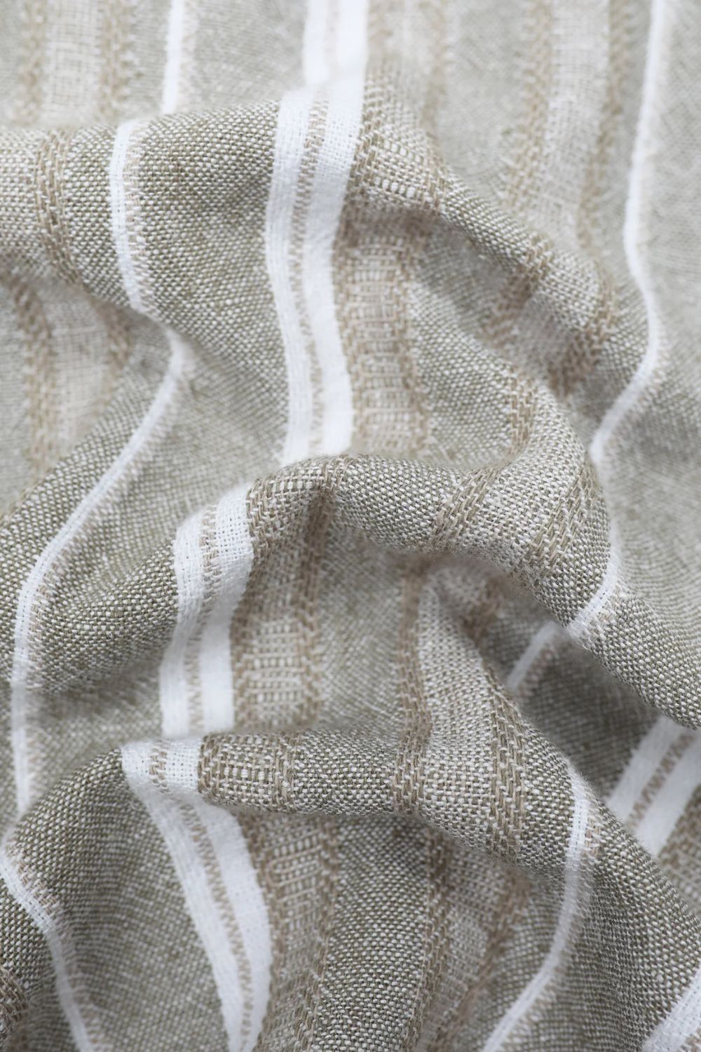 James Harper Relaxed Linen Shorts - Natural