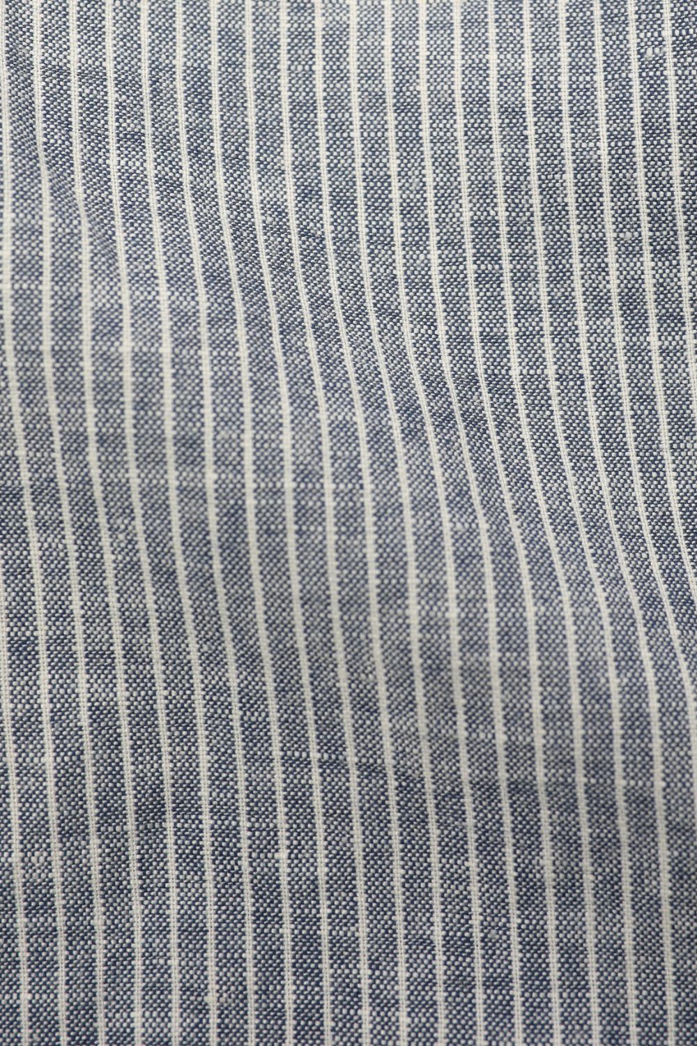 James Harper Relaxed Linen Shorts - Blue