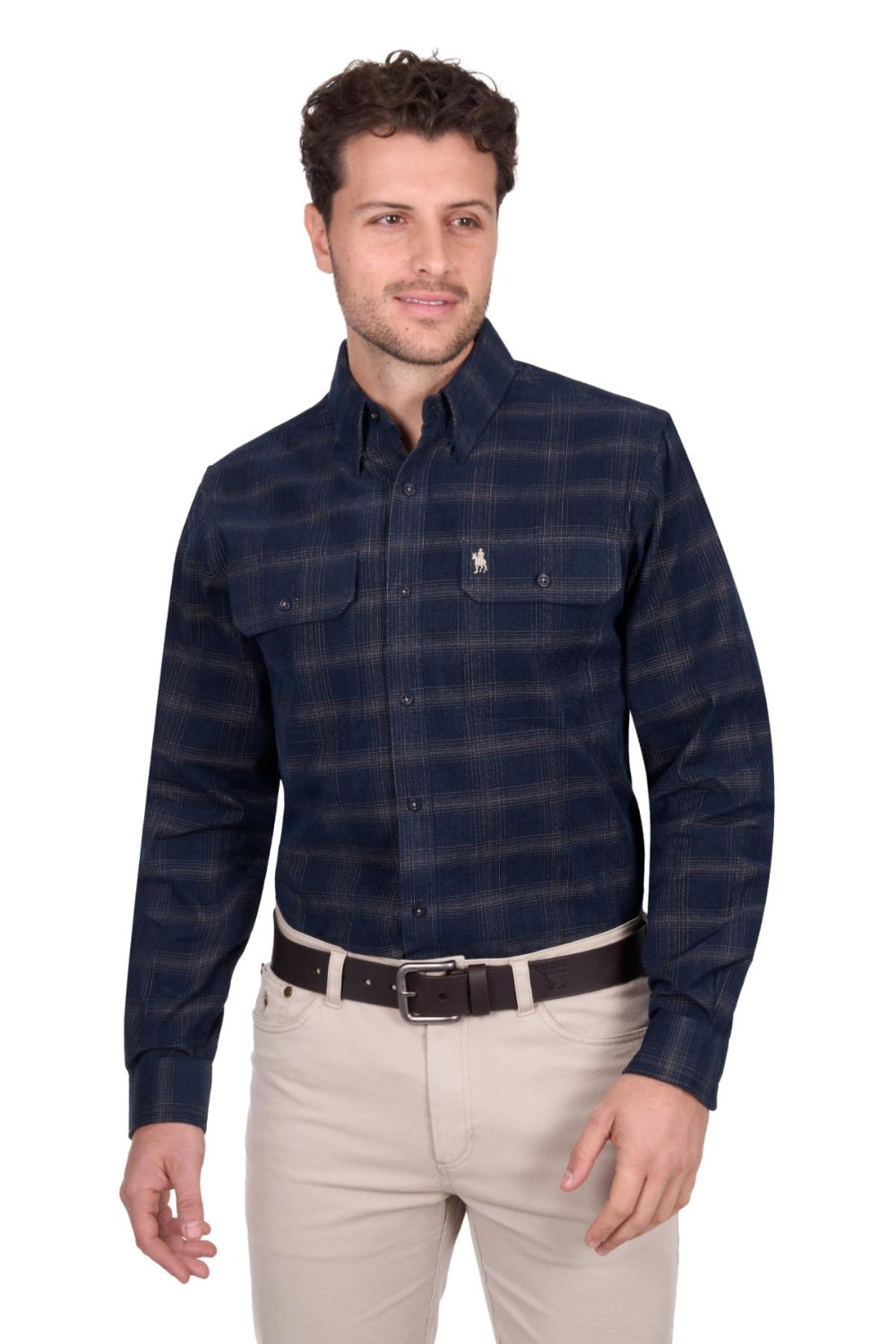 Thomas Cook Mens Ronald Shirt - Navy/Tan