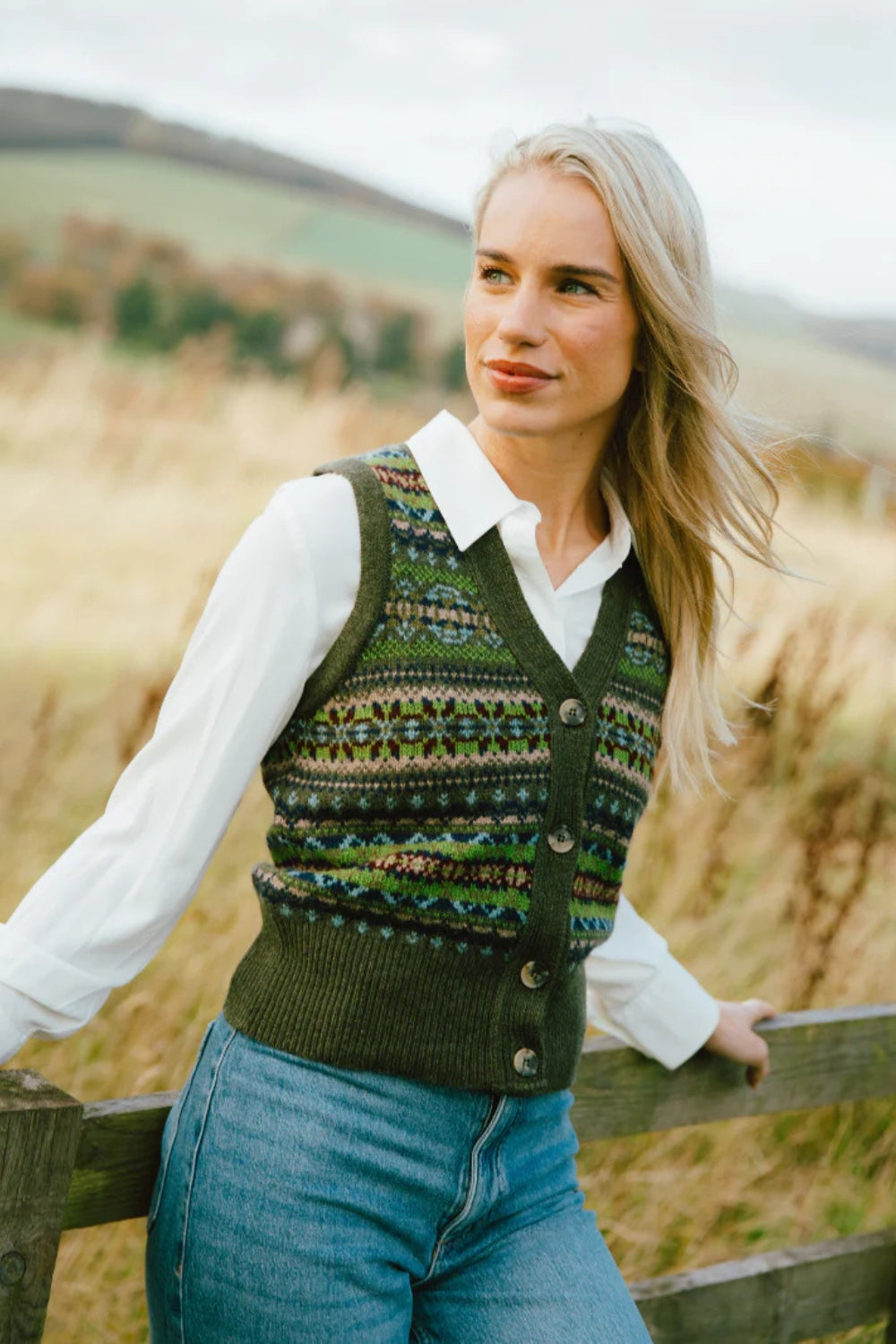 Kinross Waistcoat - Loden