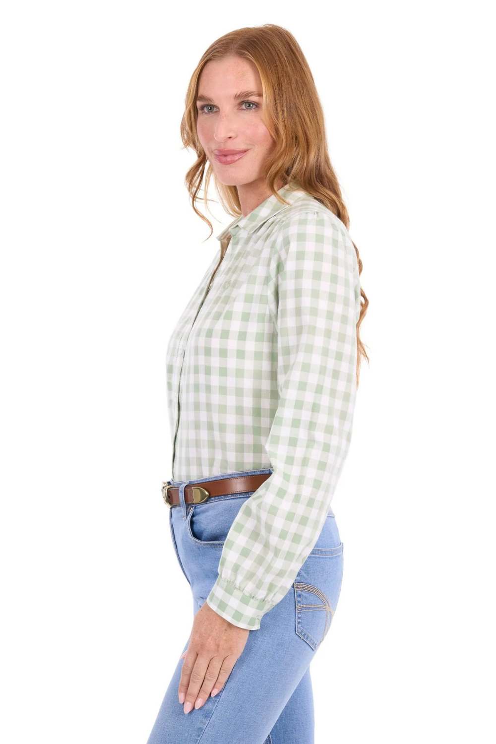 Thomas Cook Womens Dimity Shirt - Mint / White
