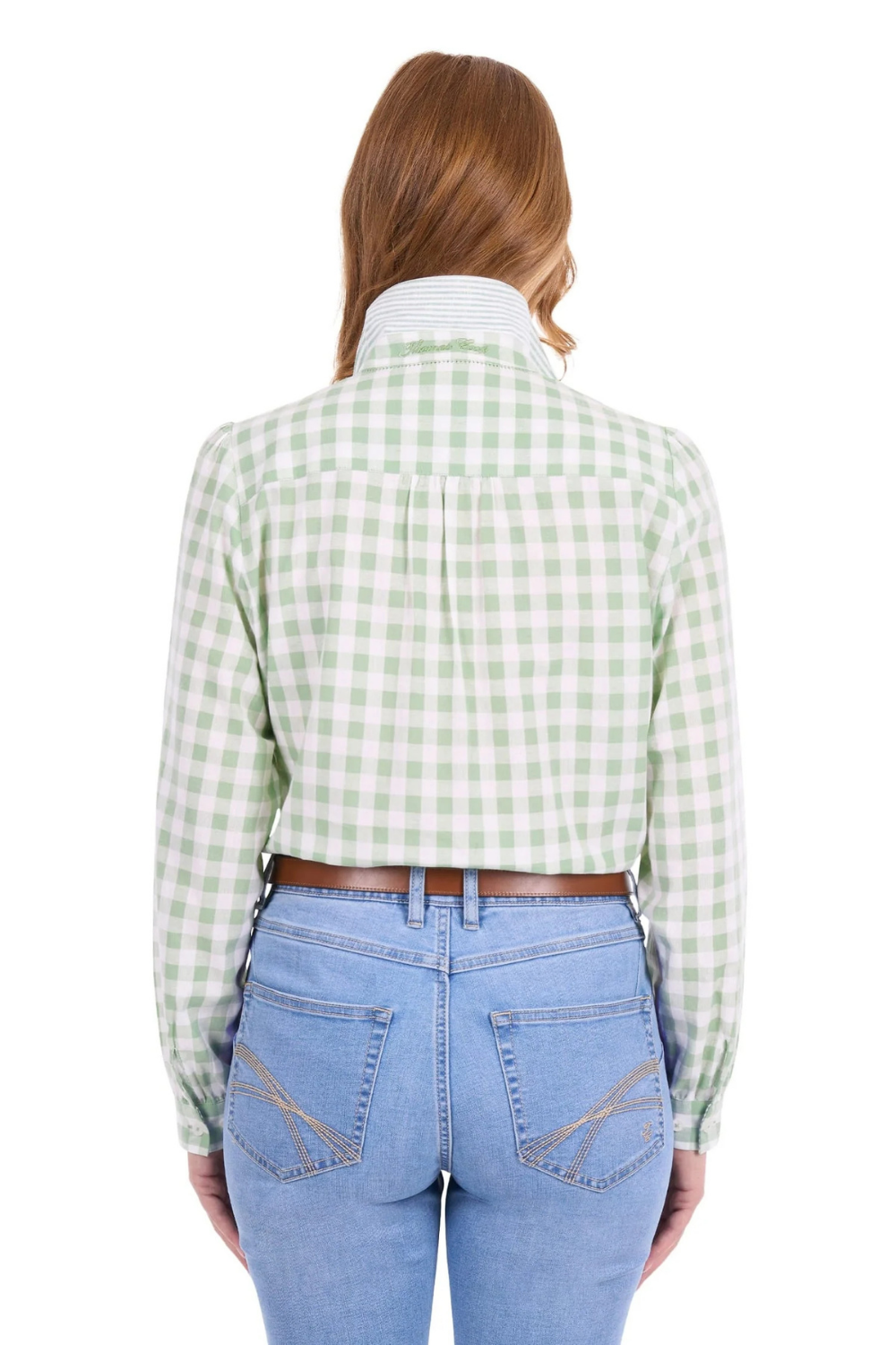 Thomas Cook Womens Dimity Shirt - Mint / White