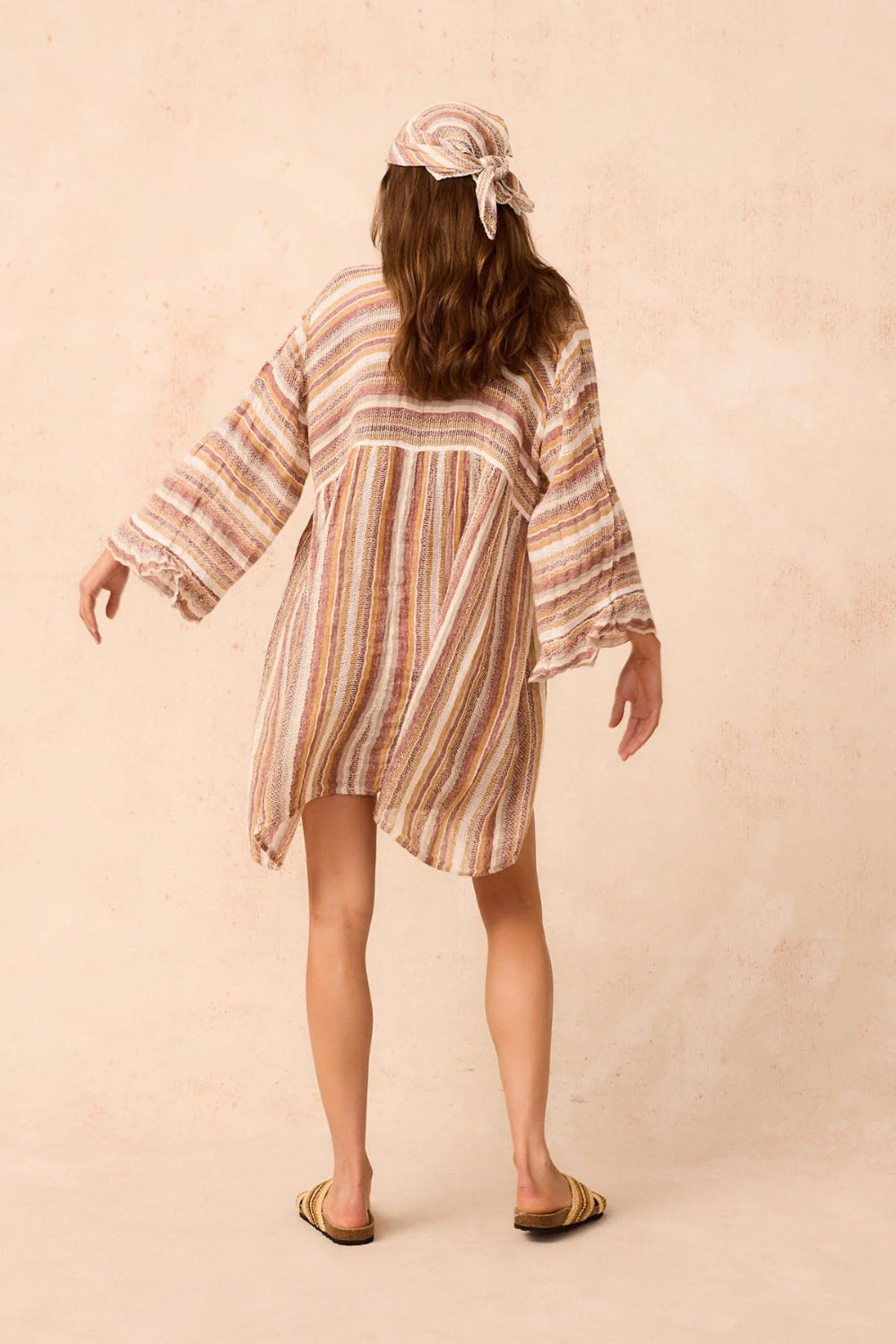 Leni Dress - Pampa Stripe