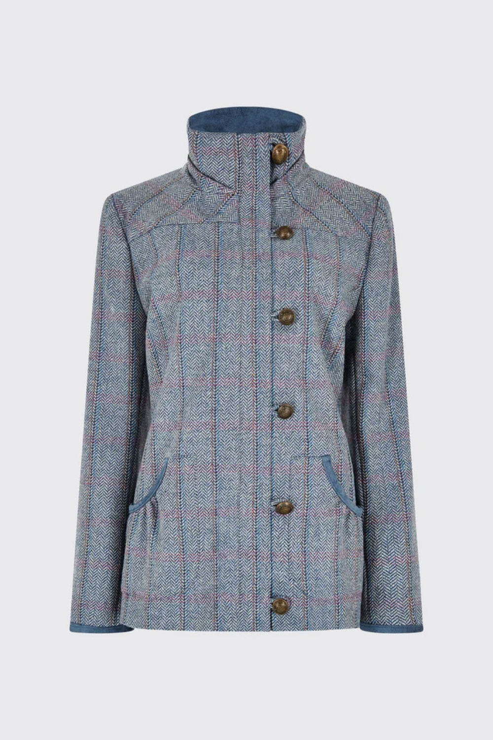 Bracken Tweed Jacket - Denim Haze
