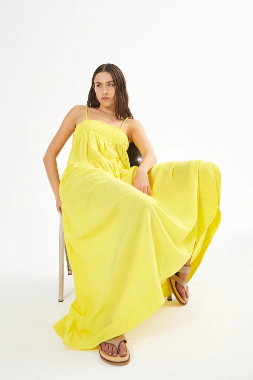 Dodo Smock Dress - Sage