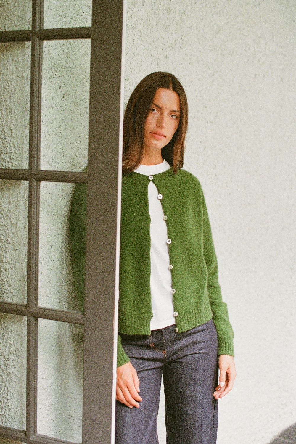 Dusk Cardigan - Herb Green