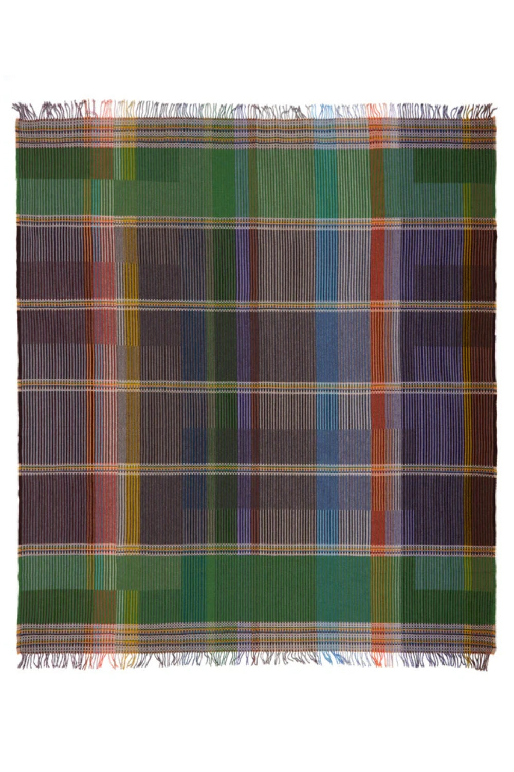 Lambswool Pinstripe Throw - Florence