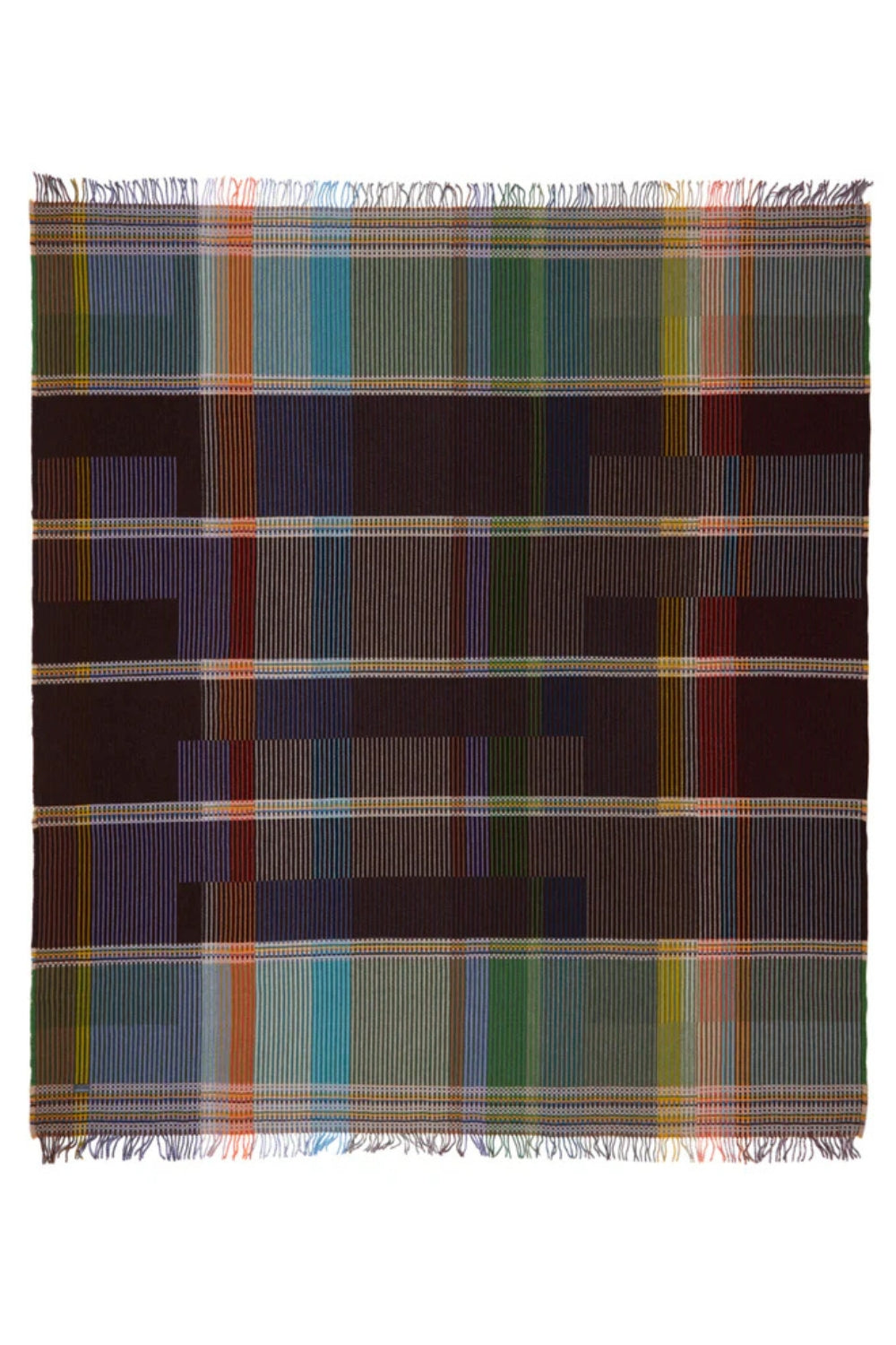 Lambswool Pinstripe Throw - Florence