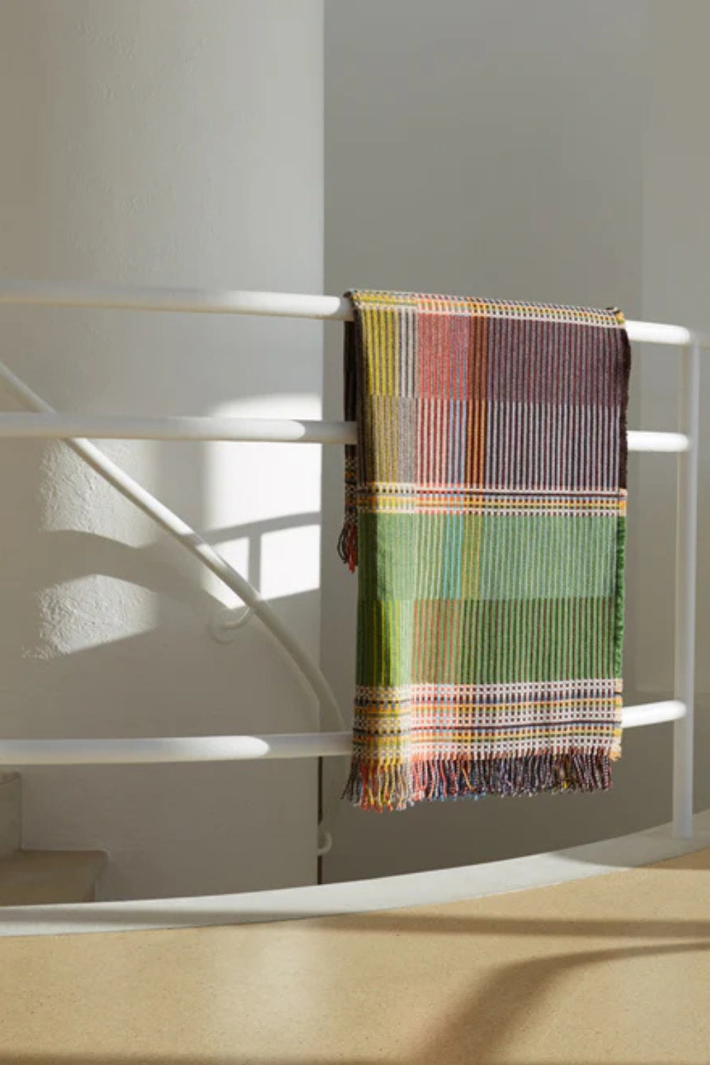 Lambswool Pinstripe Throw - Florence