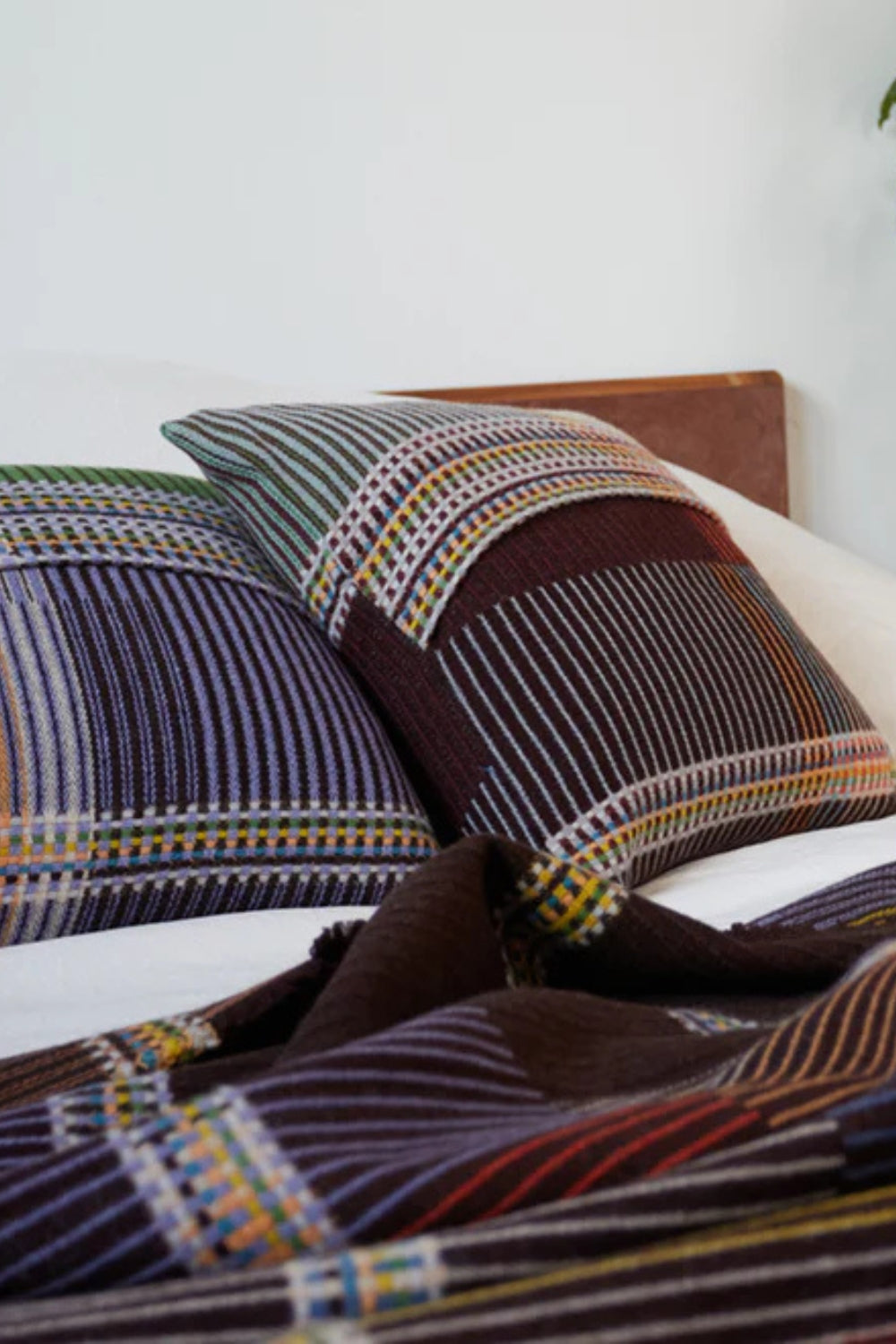 Lambswool Pinstripe Throw - Florence