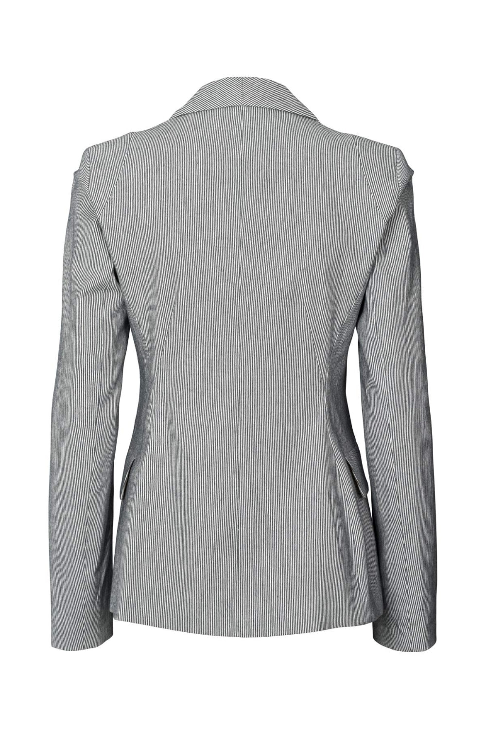Rabens Saloner Helda Jacket - Navy Pinstirpe