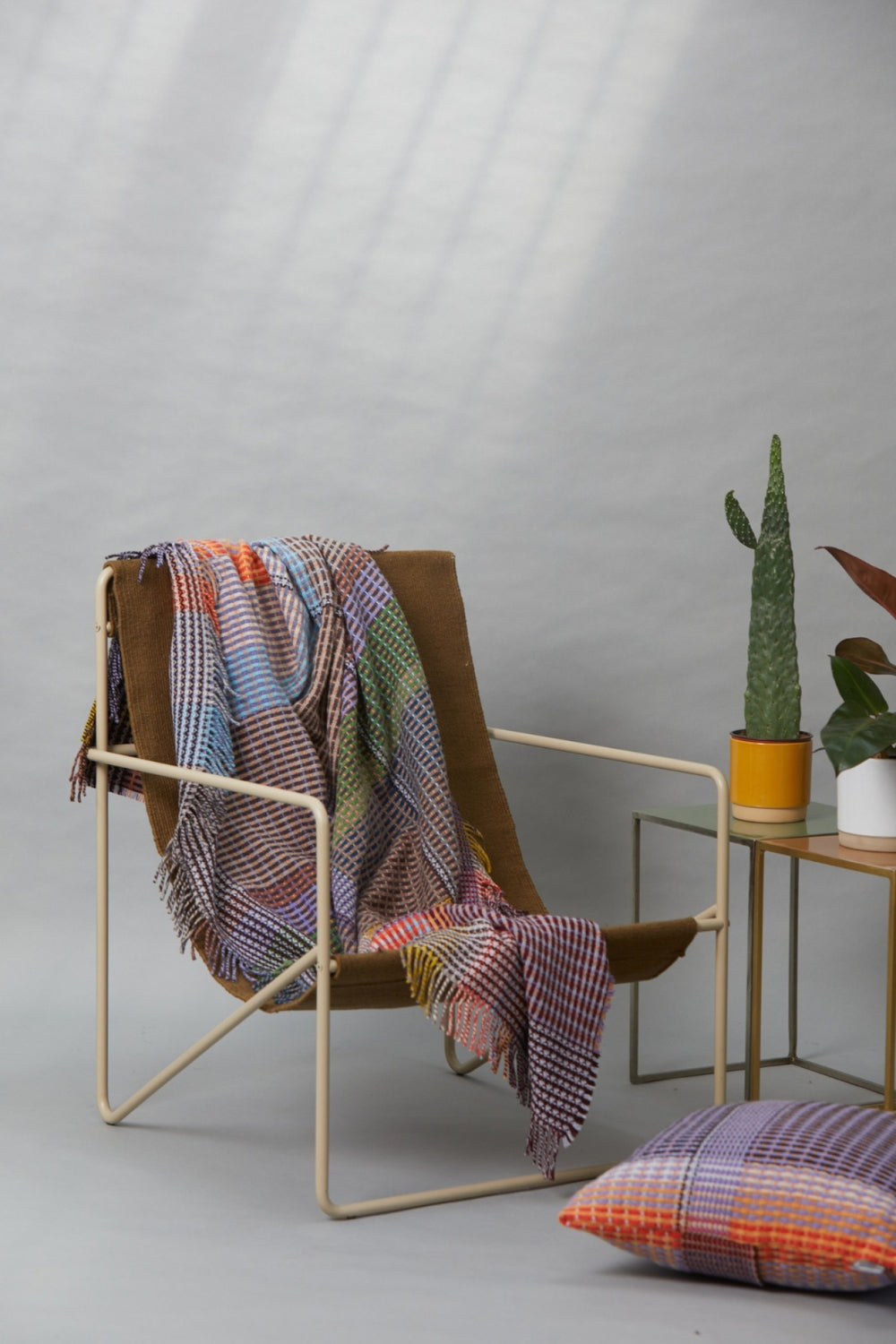 Lambswool Basket Weave Throw - Jankel