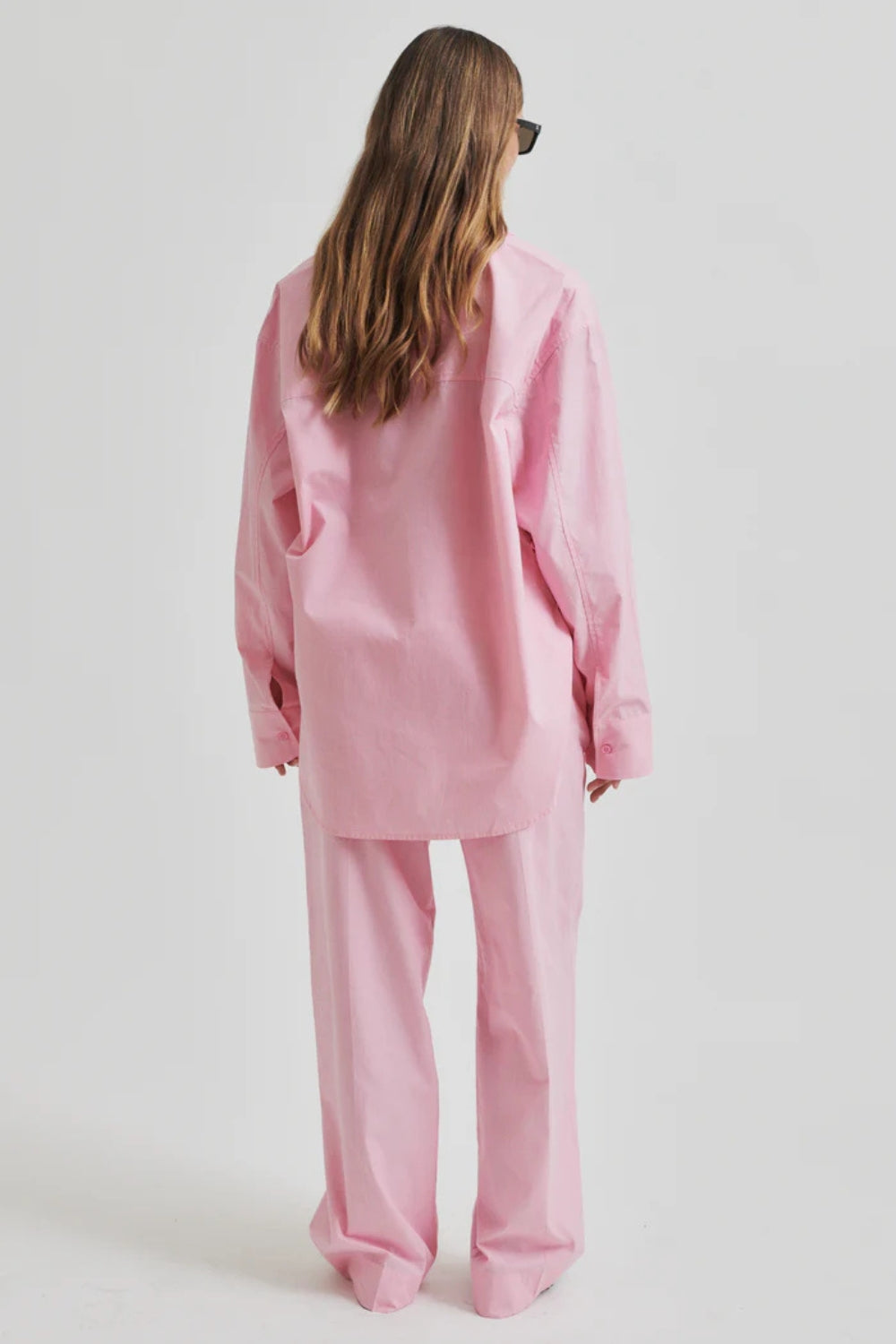 Lucine Longline Shirt - Pink Cosmos