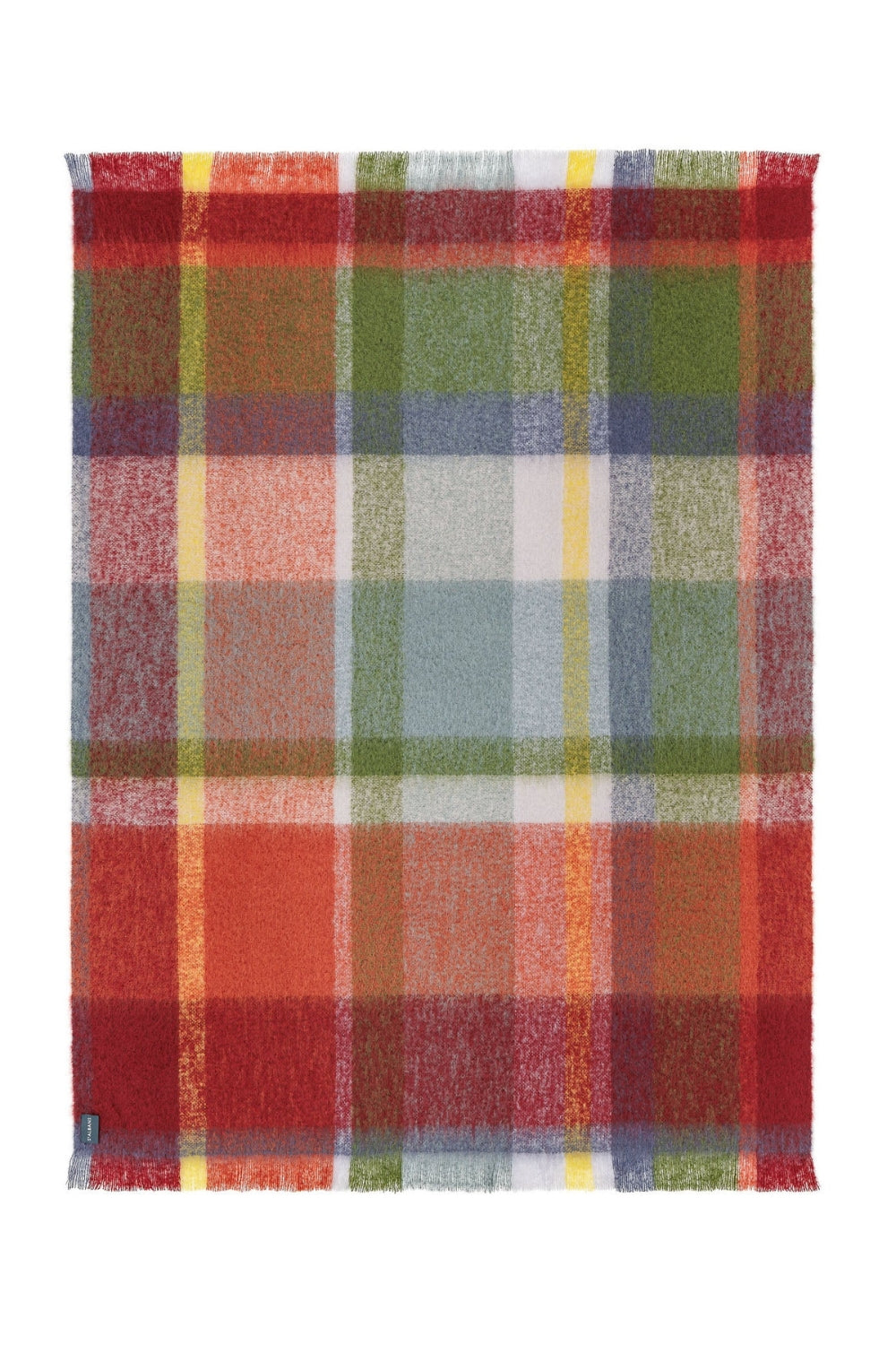 St Albans Mohair Throw - Applewood