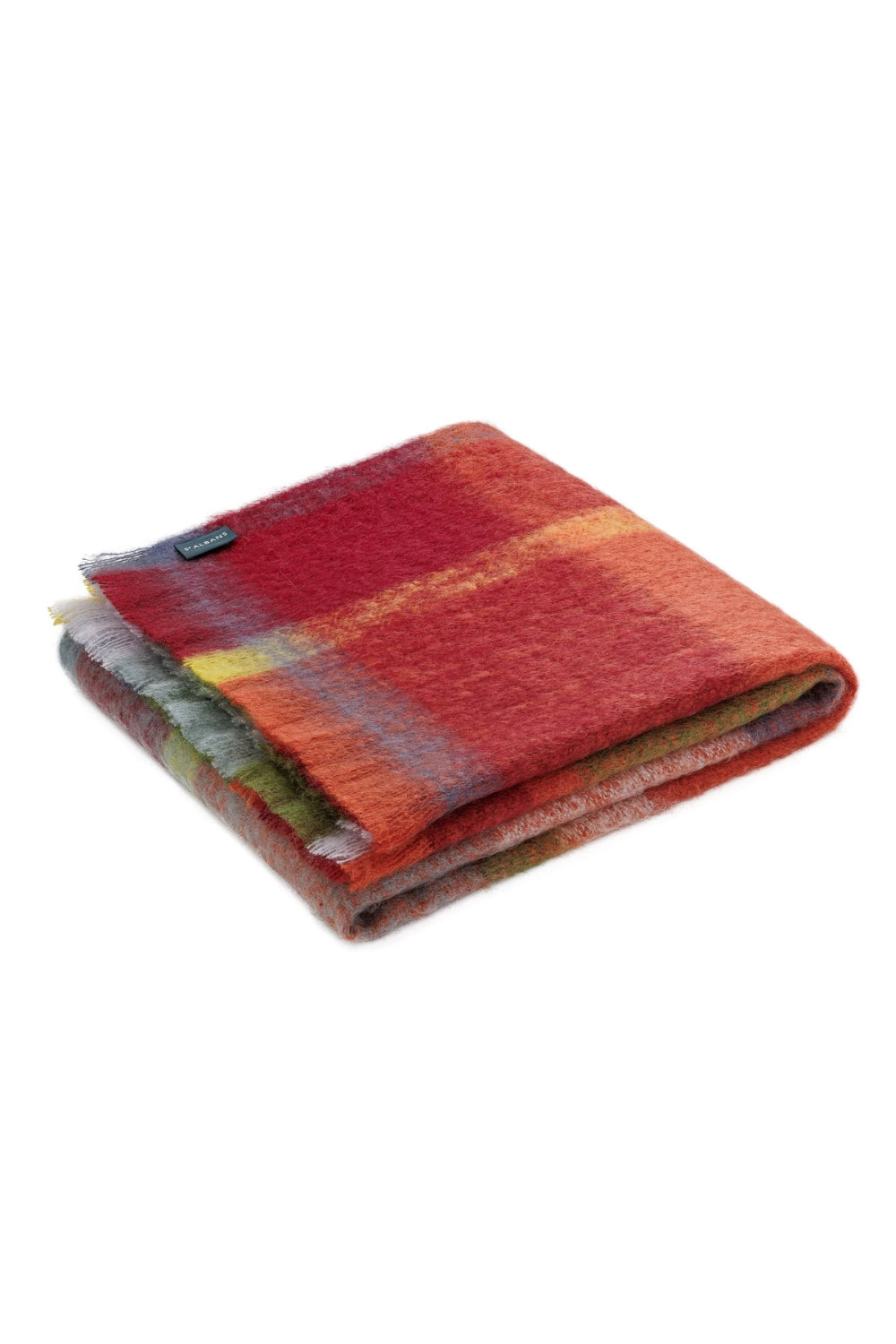 St Albans Mohair Throw - Applewood