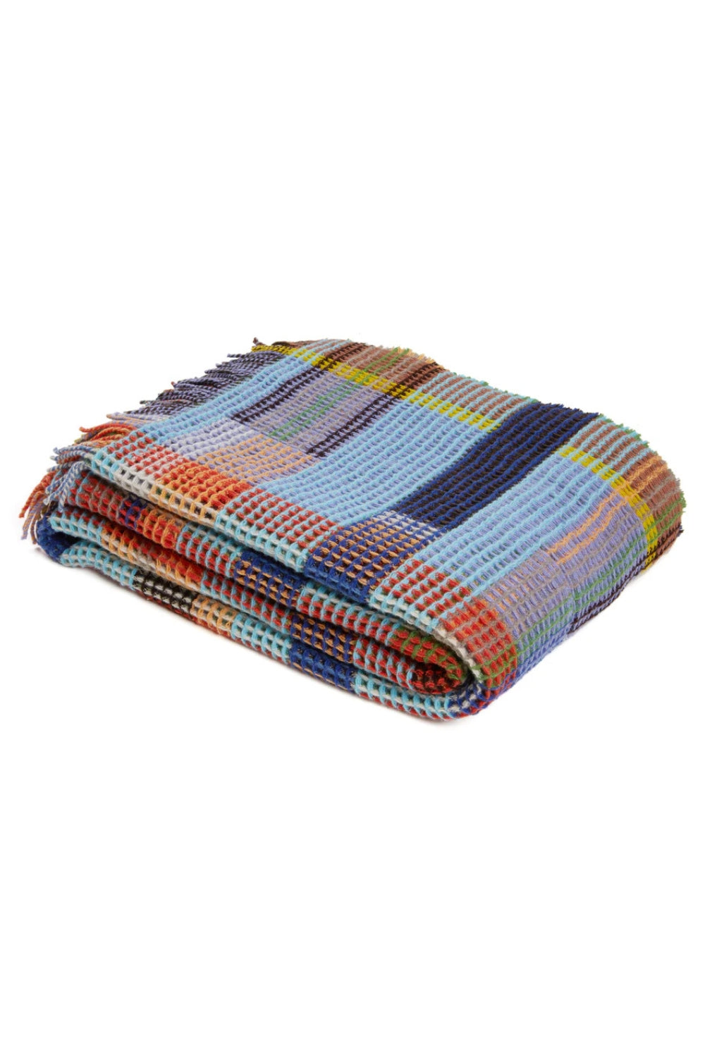 Lambswool Honeycomb Throw - Wilding