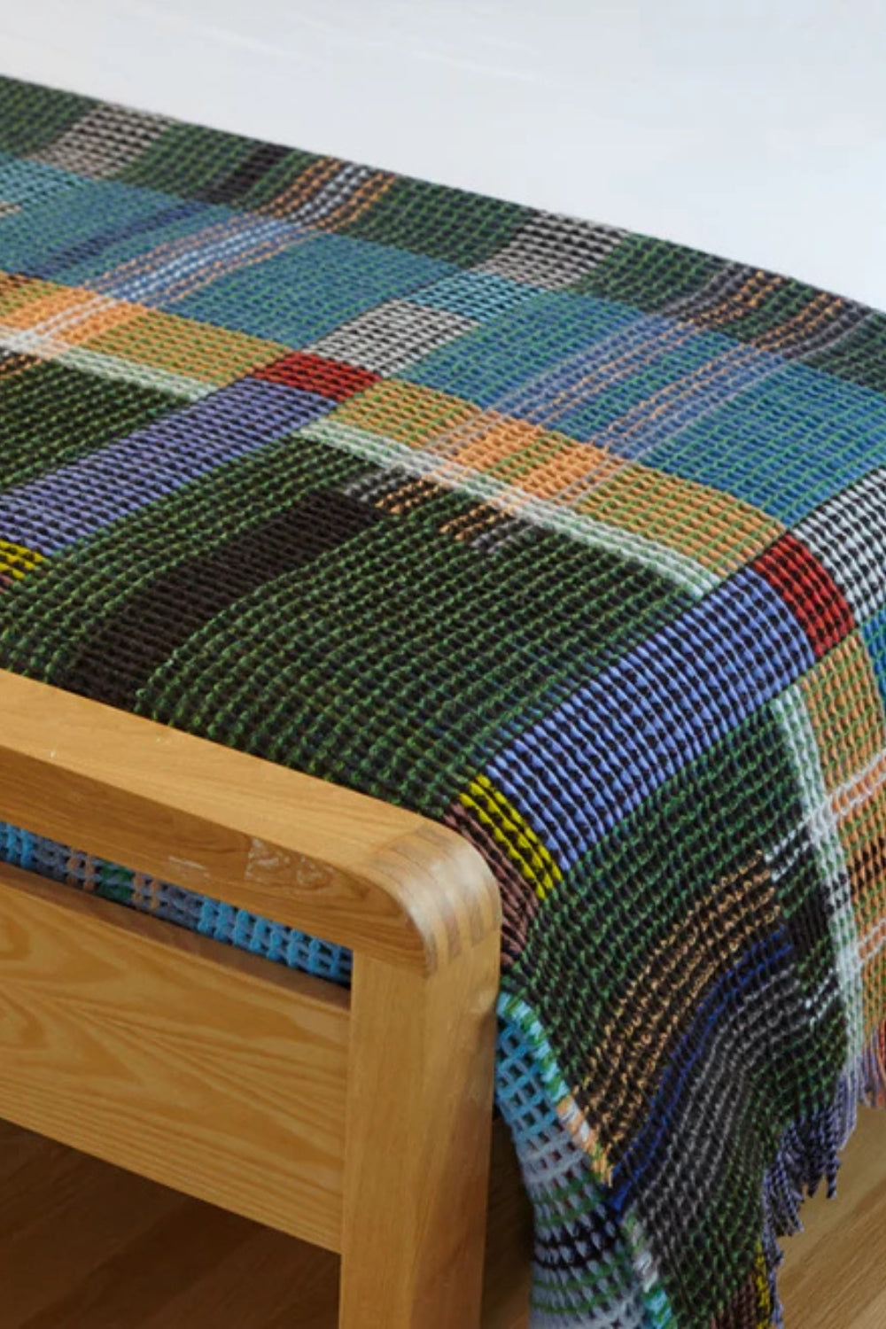 Lambswool Honeycomb Throw - Wilding