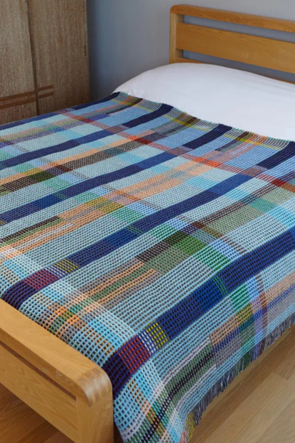 Lambswool Honeycomb Throw - Wilding