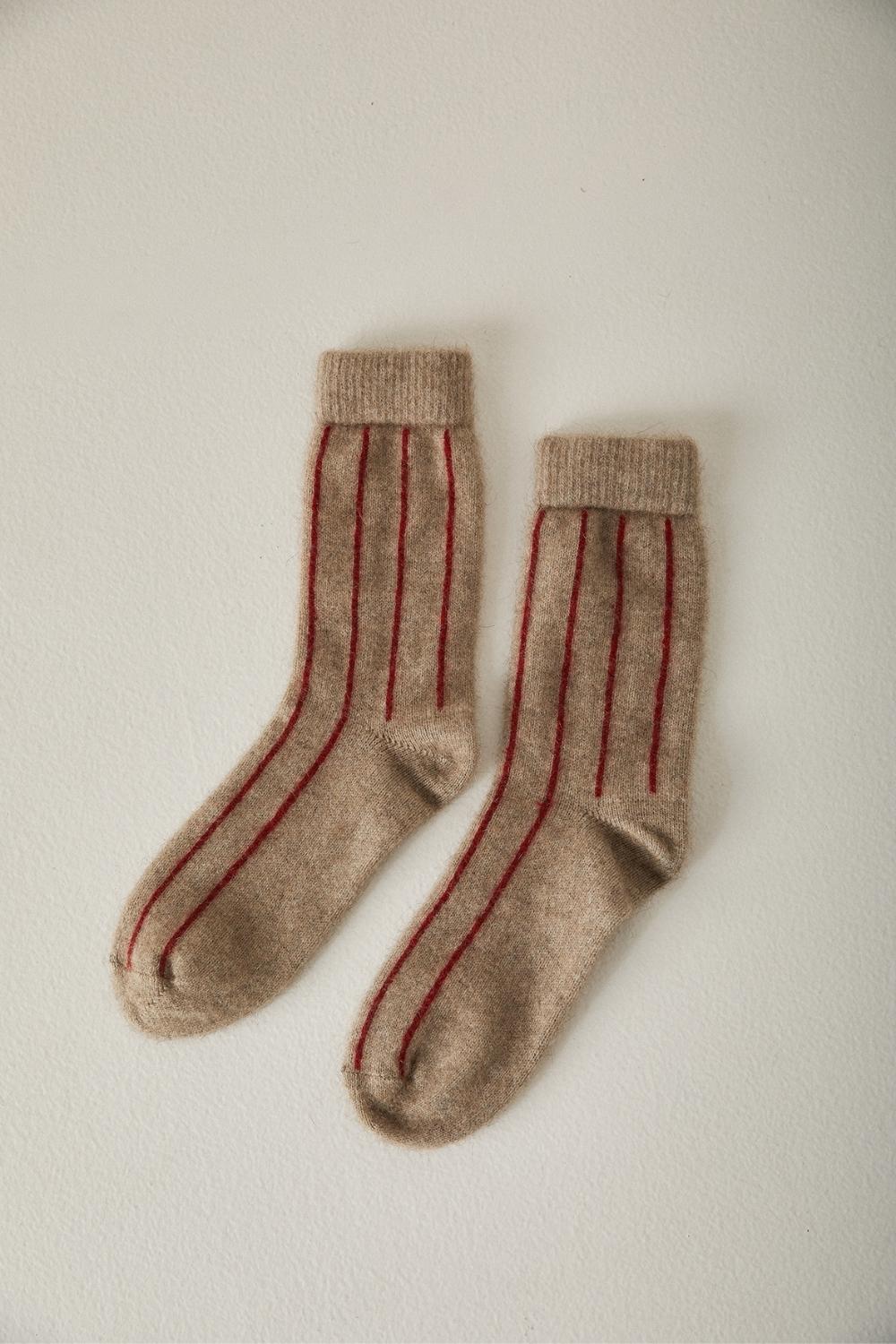 Possum Stripe Socks - Multiple Colours
