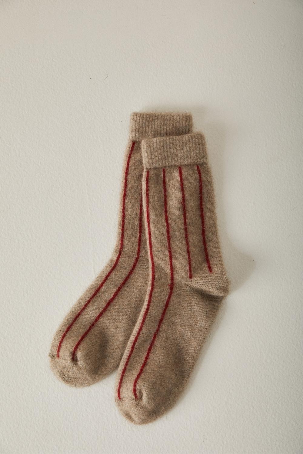 Possum Stripe Socks - Multiple Colours