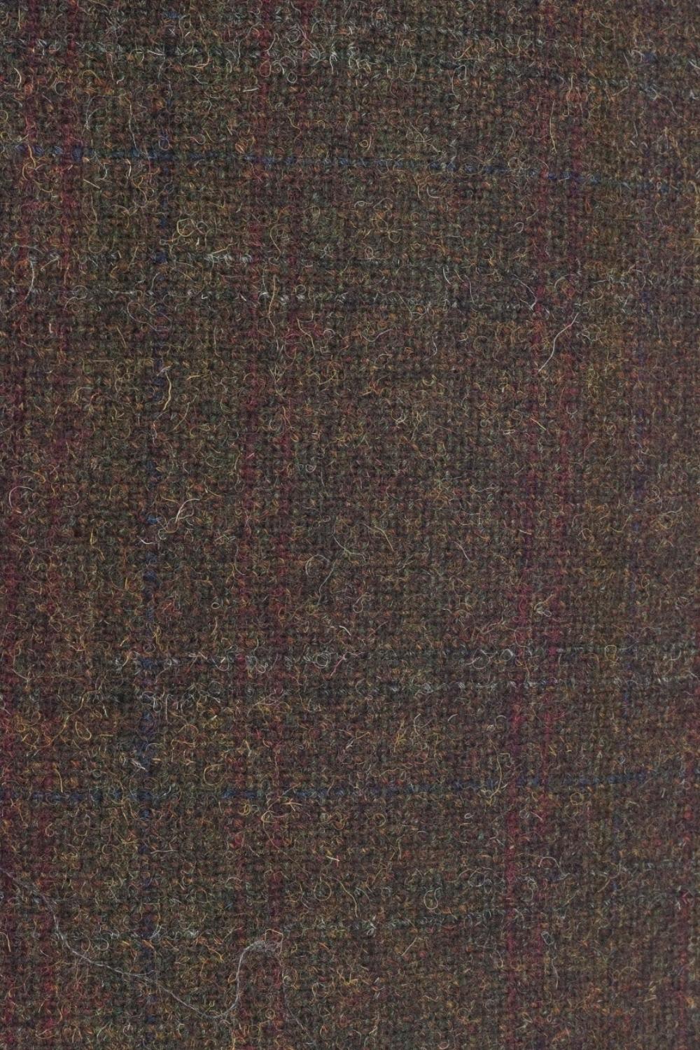 Martin Tweed Waistcoat - Shetland Triple Windowpane Bronze