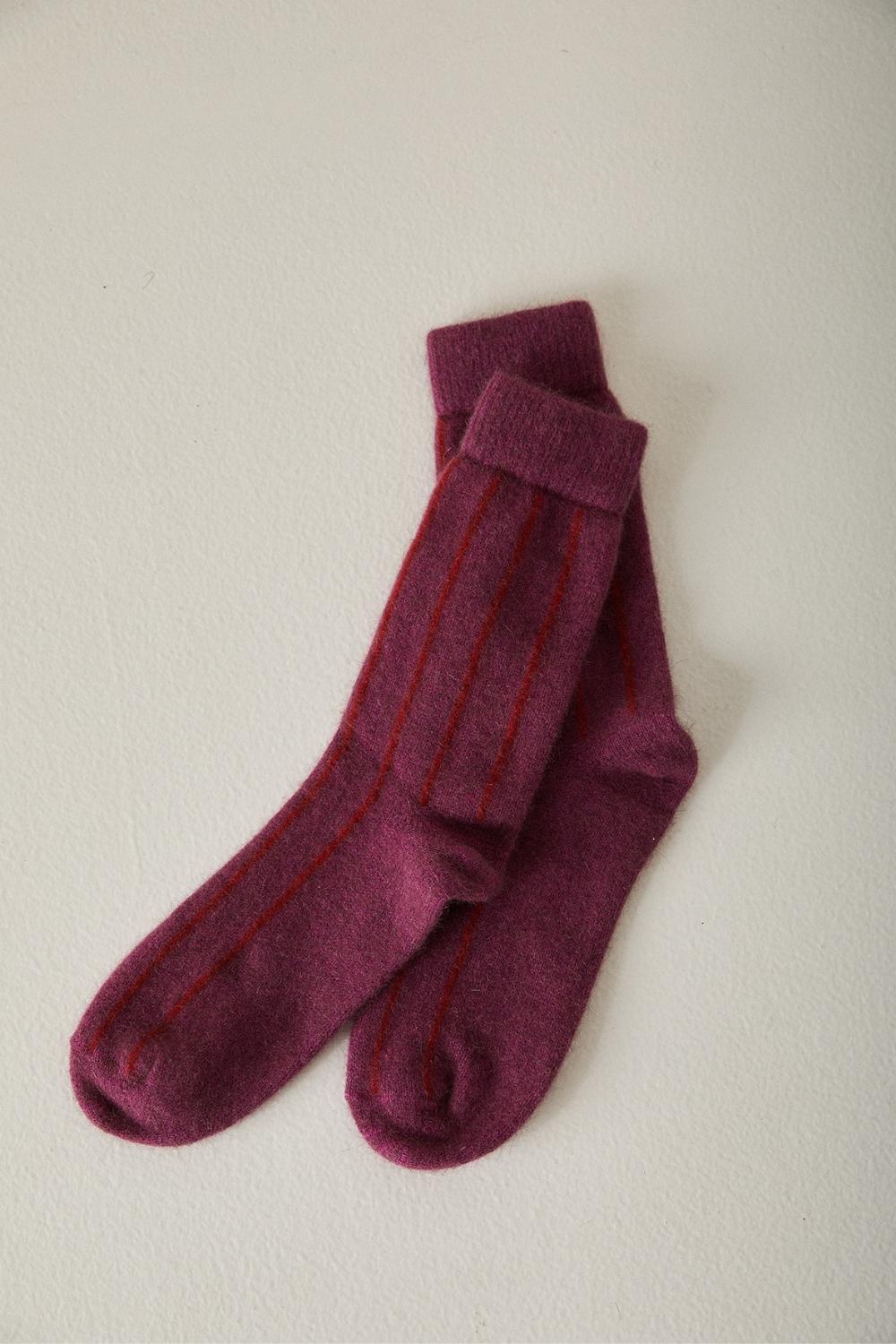 Possum Stripe Socks - Multiple Colours