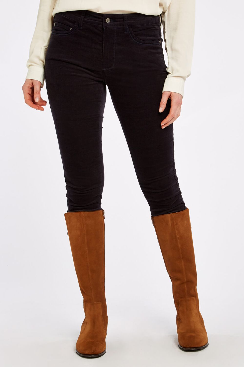 Honeysuckle Cord Jeans - Navy