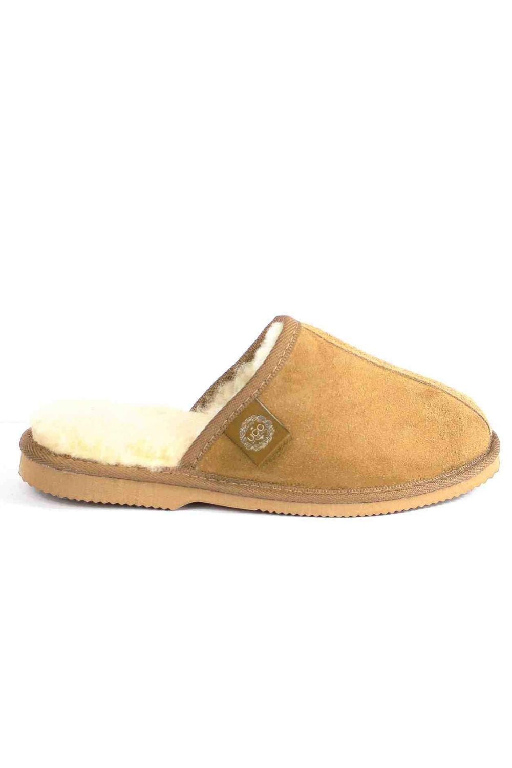 Ian Scuff Slippers - Chestnut