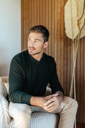 Men's Cassum V-Neck Sweater - Turtle