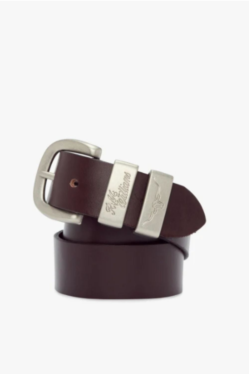 1 1/2 inch Three Piece Solid Drover Belt - Chestnut
