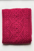 Opito Cable Scarf - Possum/Merino - Multiple Colours