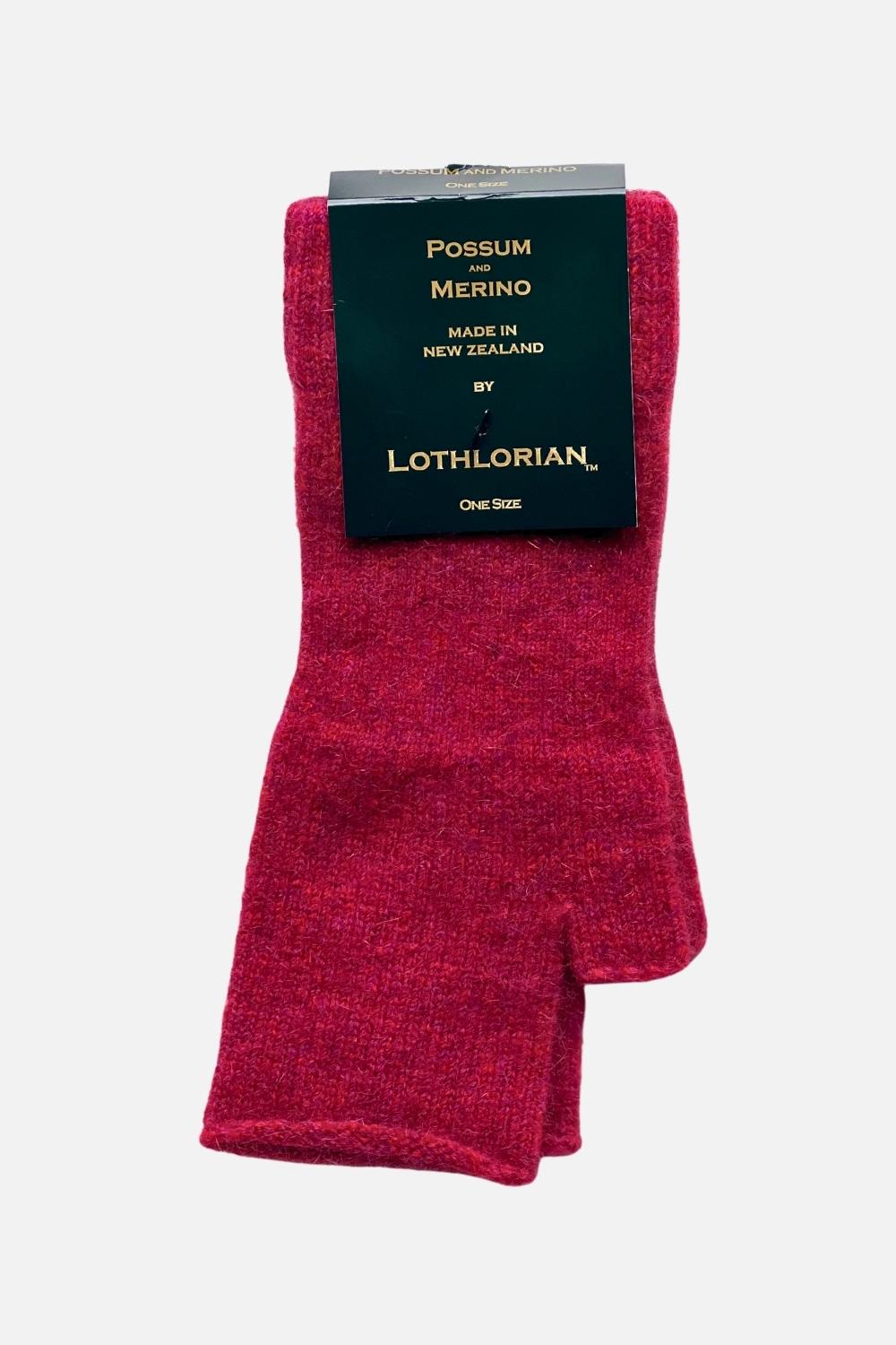 Fingerless Mittens - Possum/Merino - Multiple Colours