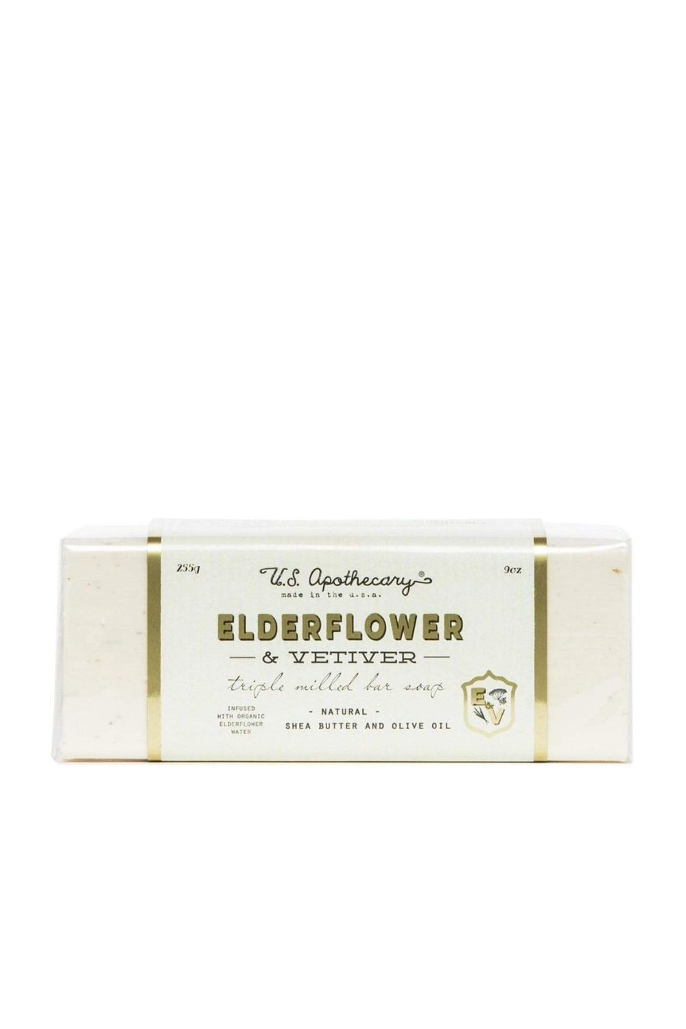 Triple Milled Soap - Elderflower & Vetiver - 255g