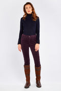 Honeysuckle Cord Jeans - Plum
