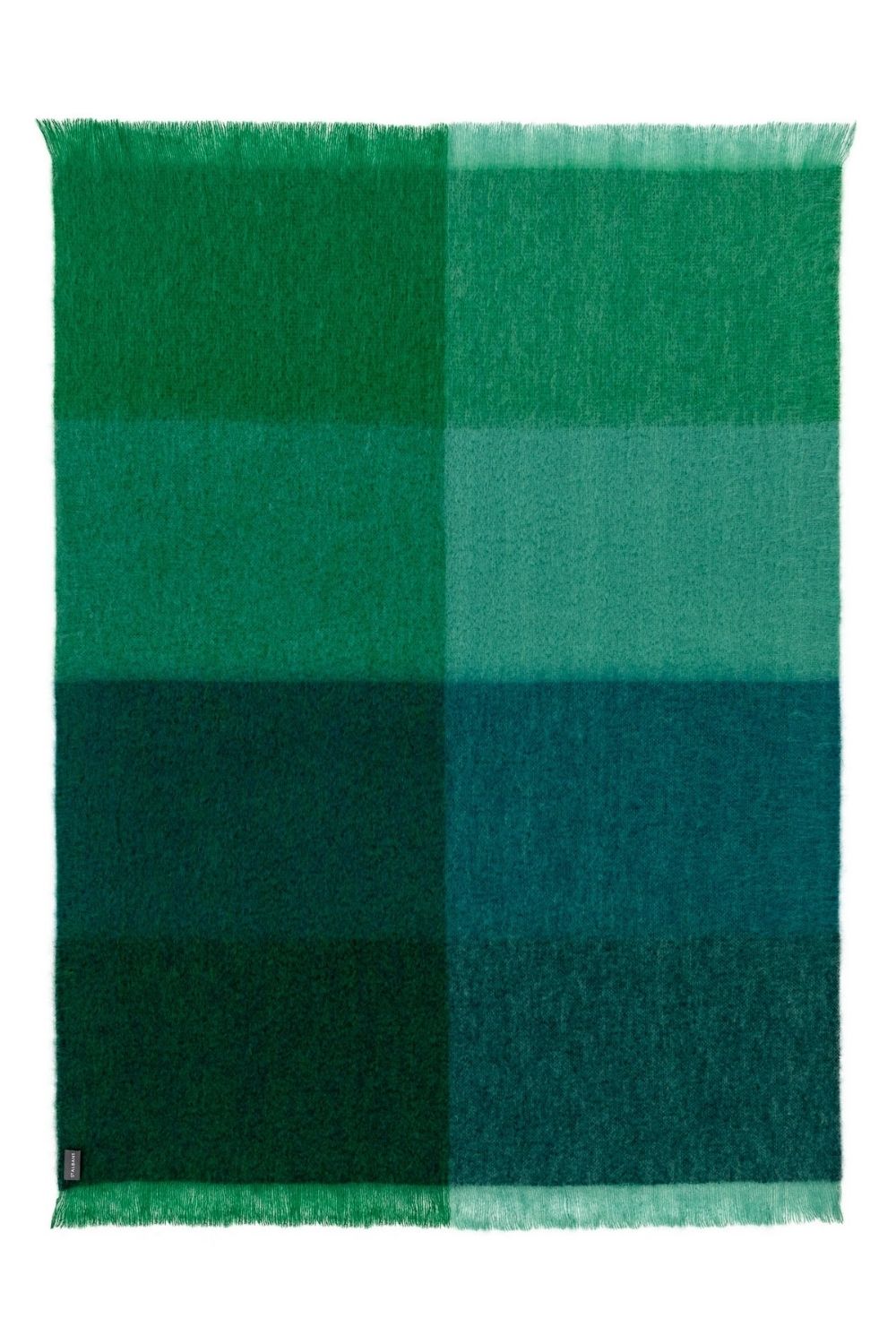 St Albans Mohair Throw - Emerald