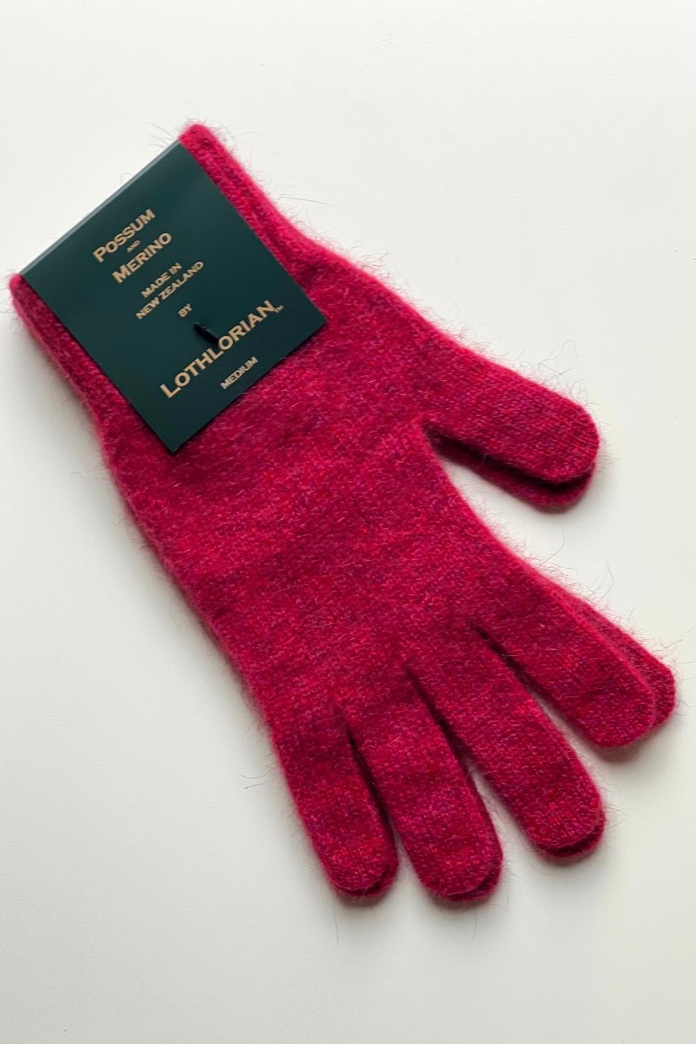 Possum/Merino Glove - Multiple Colours
