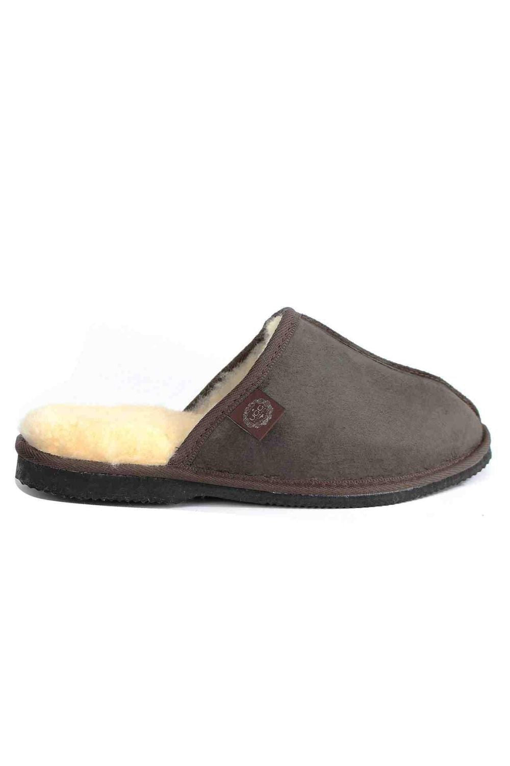 Ian Scuff Slippers - Chocolate