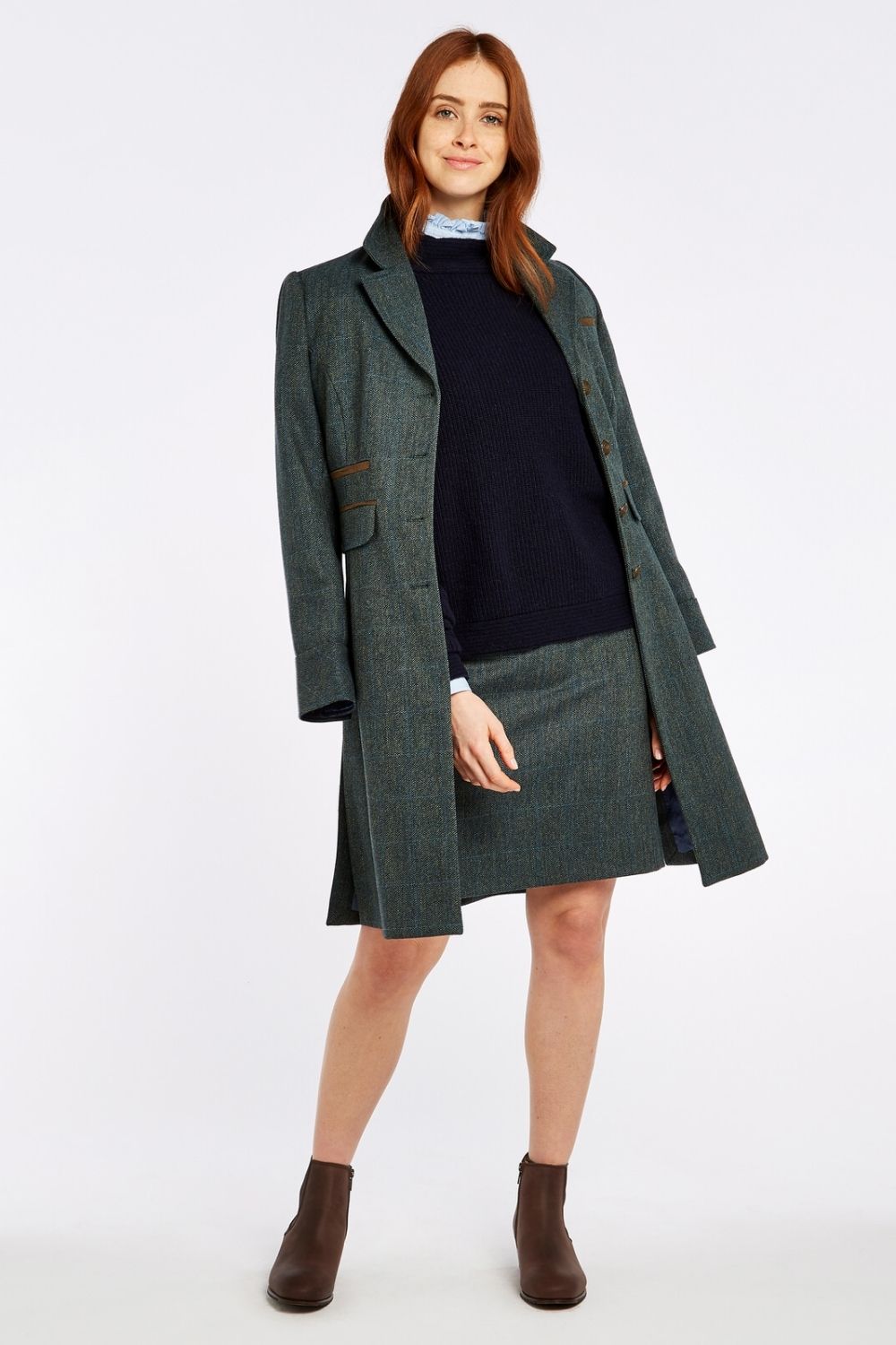 Womens Blackthorn Tweed Jacket - Mist