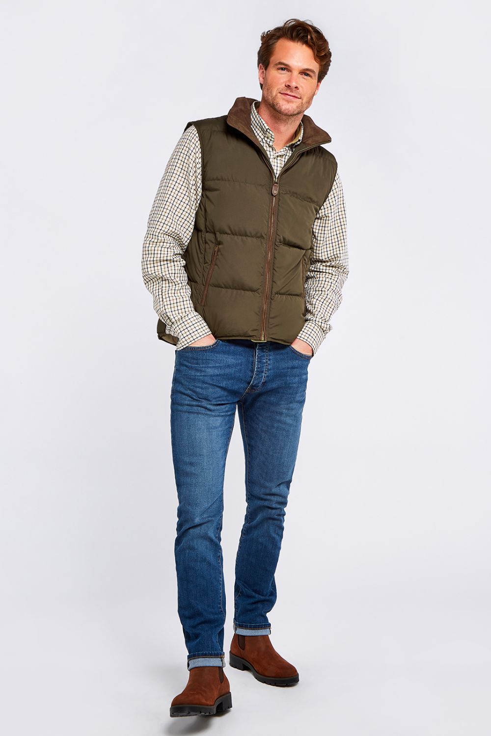 Graystown Down Gilet - Olive
