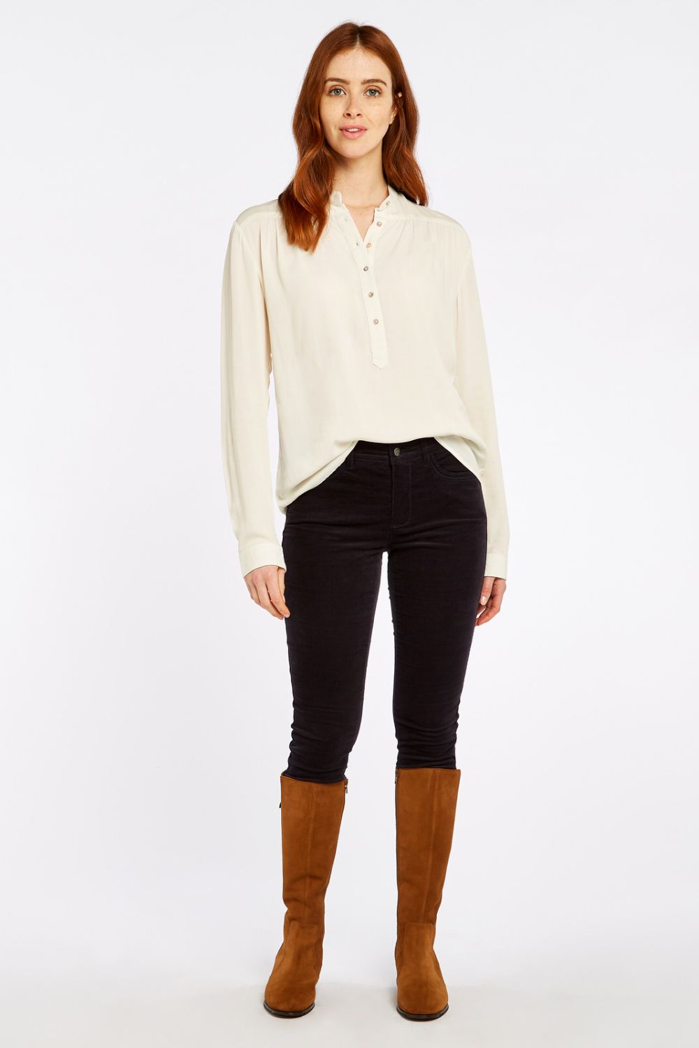 Honeysuckle Cord Jeans - Navy