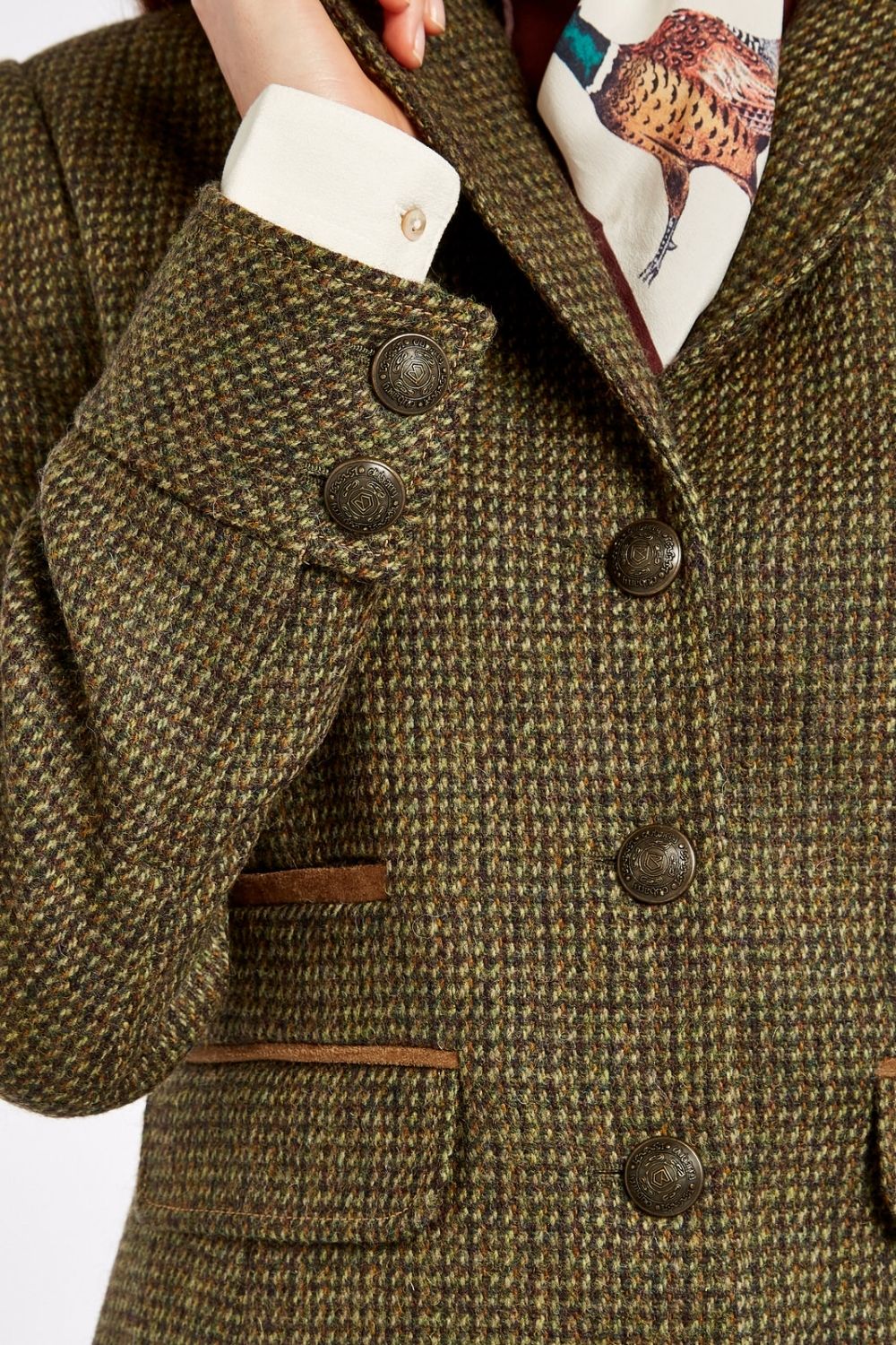 Womens Blackthorn Tweed Jacket - Heath